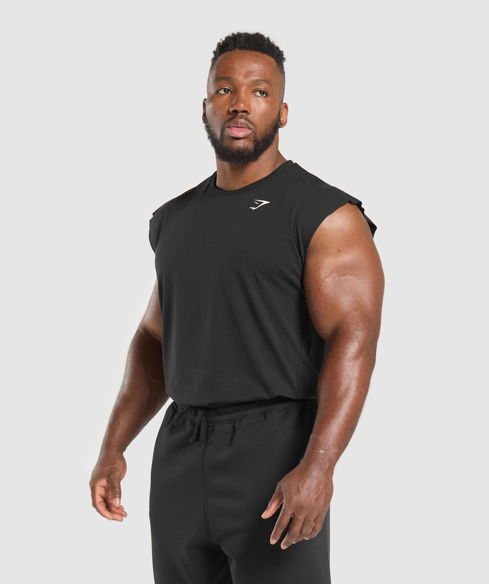 Gymshark Critical Cut Off Tank - Black