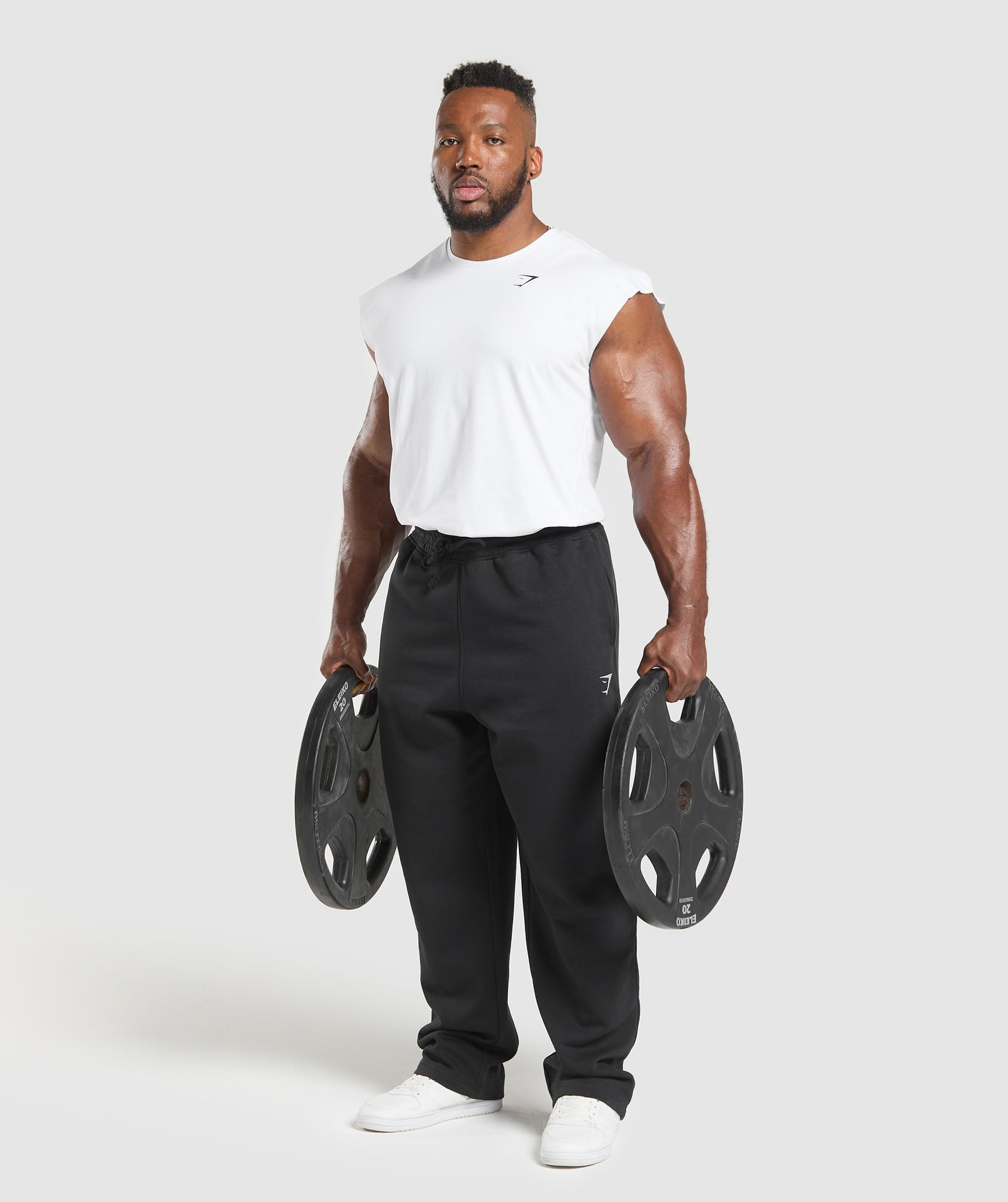Gymshark Critical Cut Off Tank - White