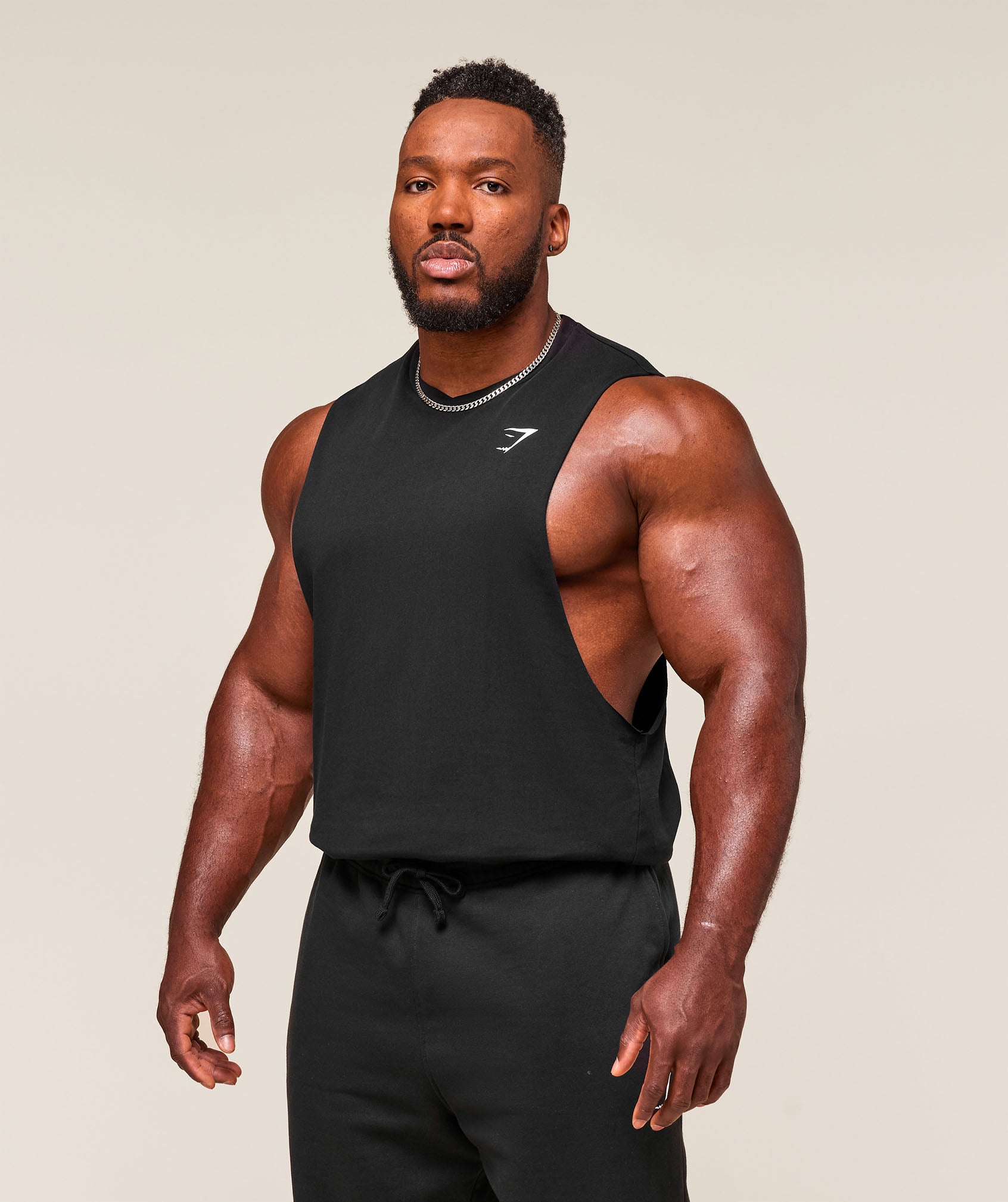 Gymshark Critical Drop Arm Tank - Black