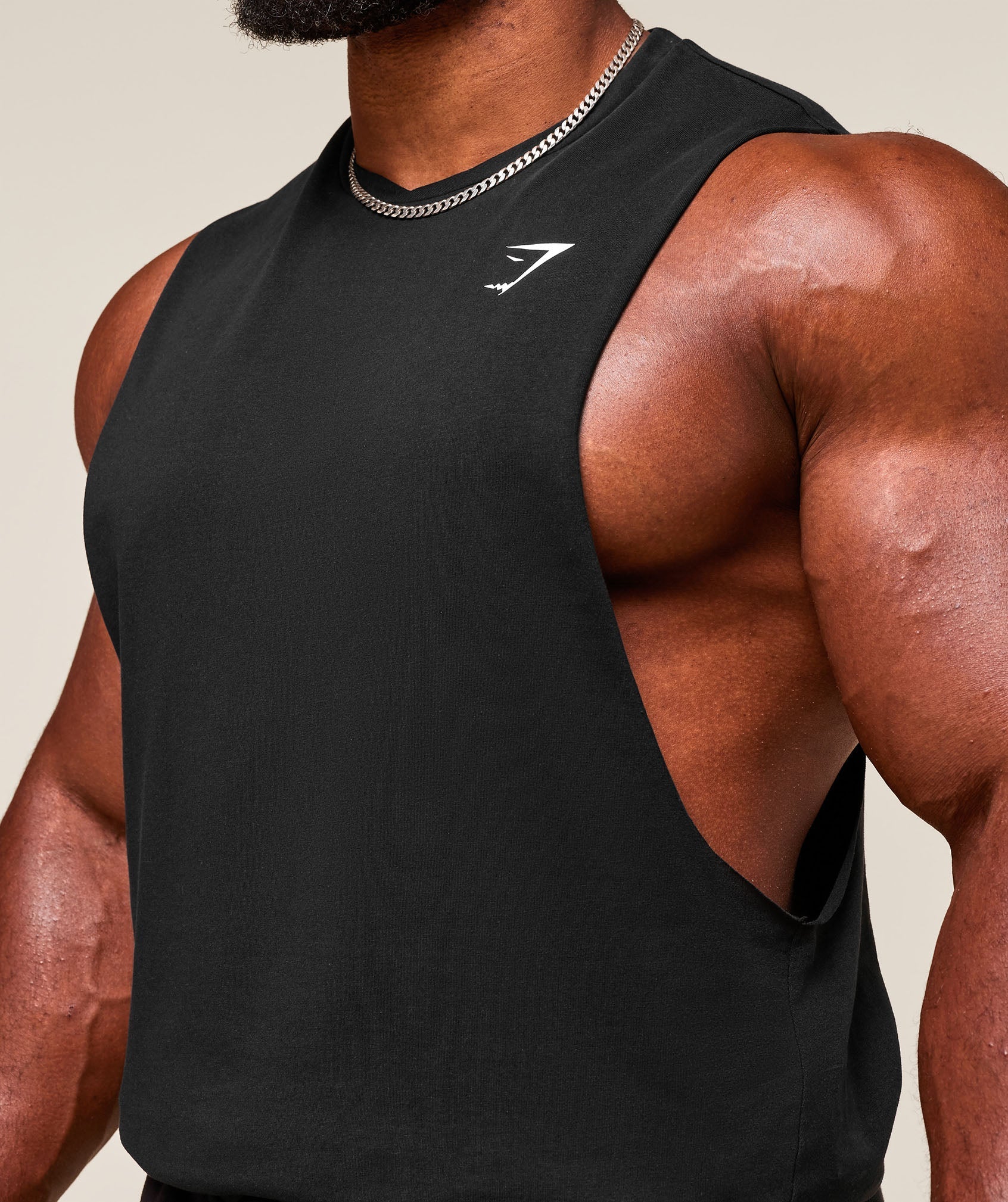 Gymshark Critical Drop Arm Tank - Black