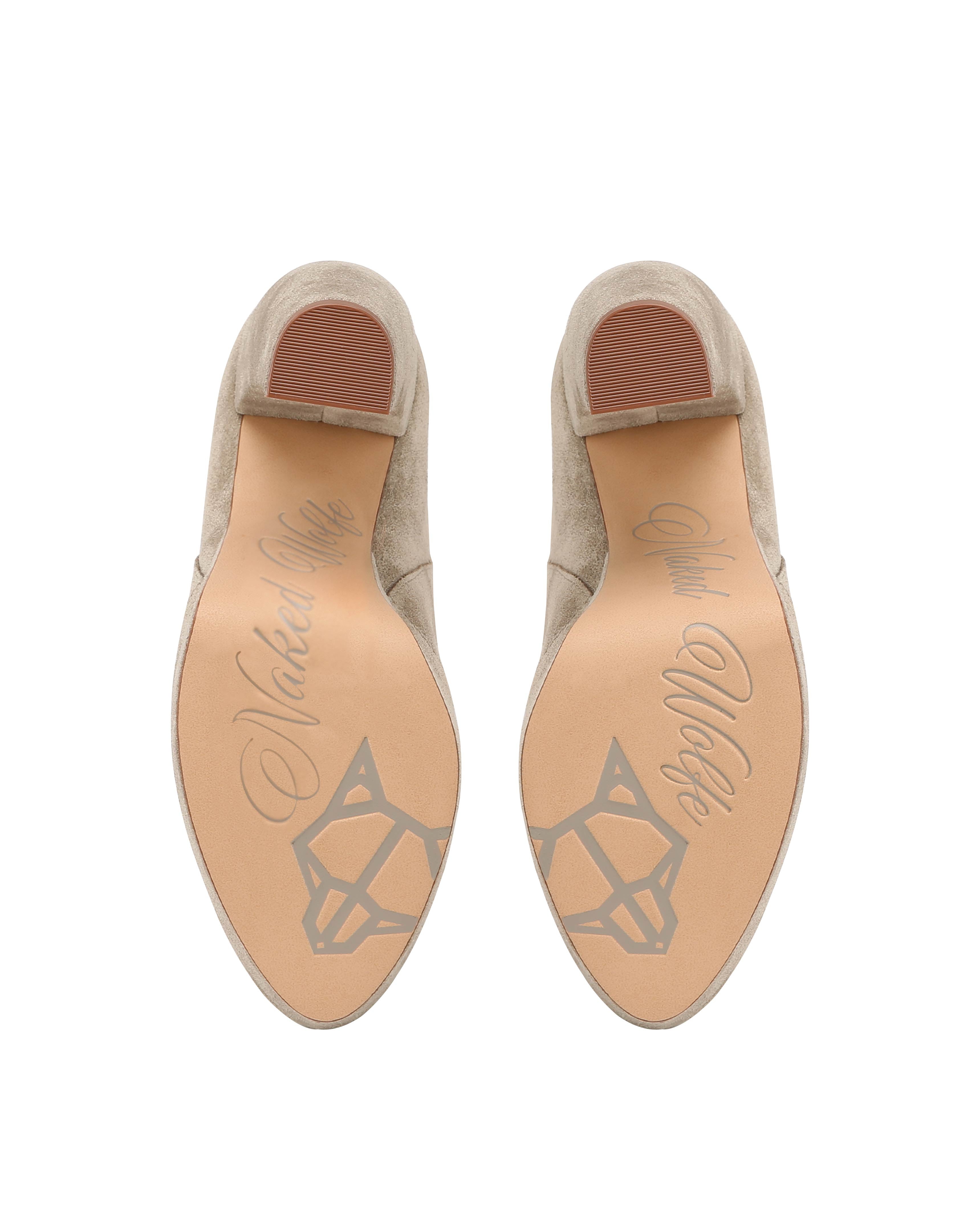 Dancer Stone Suede