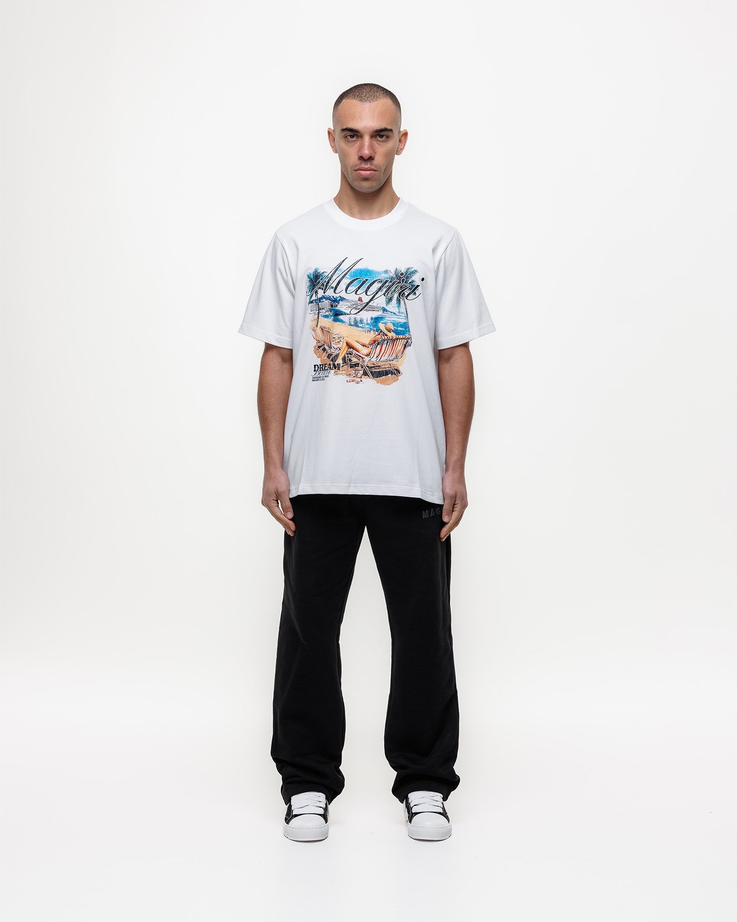 Magiri Dream Beach Printed T-Shirt in White