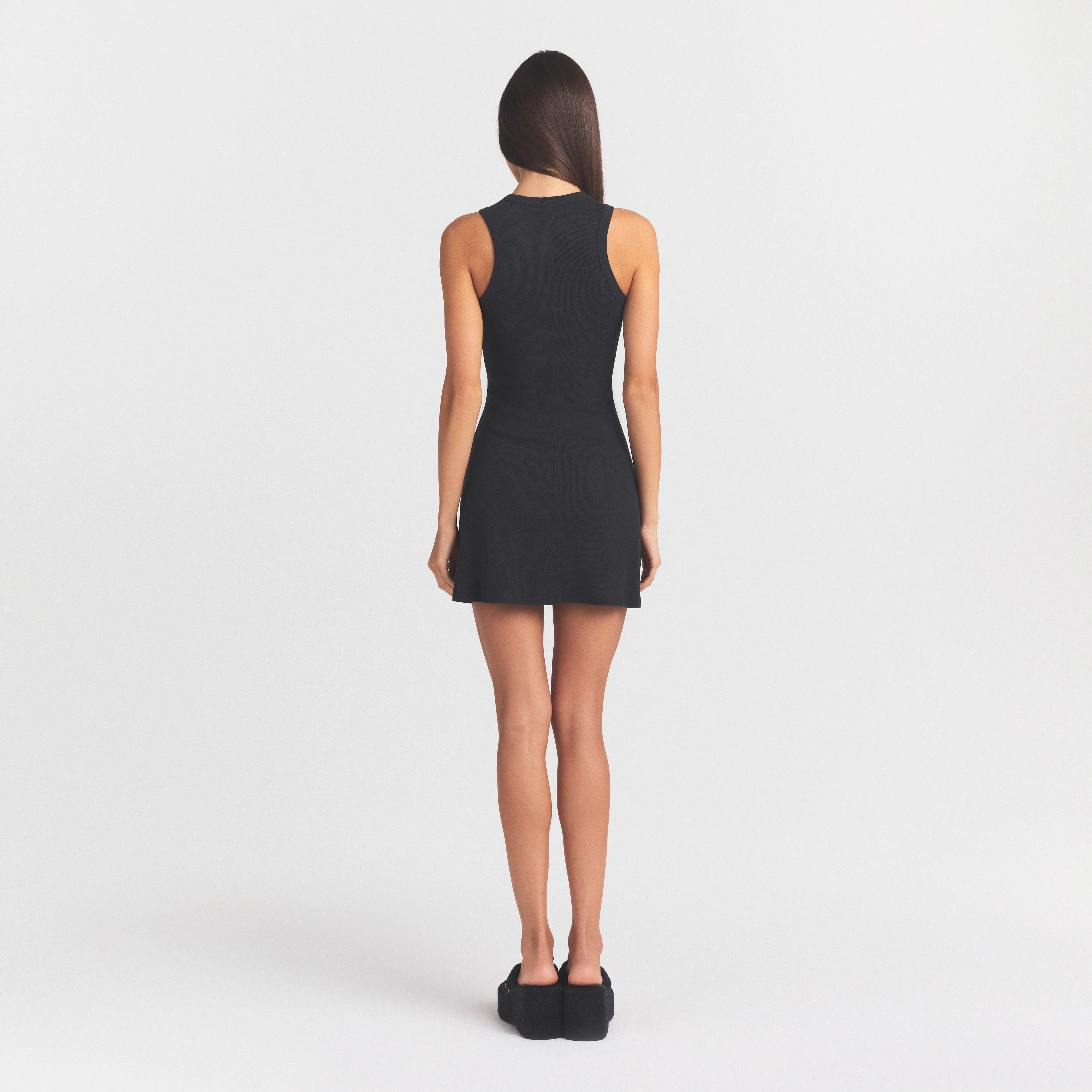 Cotton Rib Tank Dress