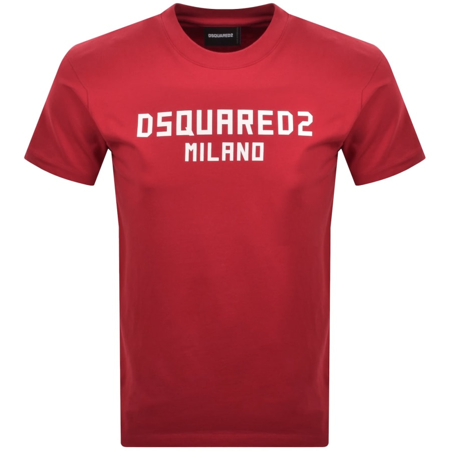 DSQUARED2 Logo Cool Fit T Shirt Red