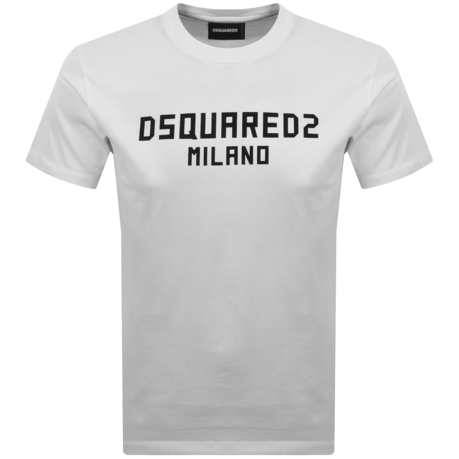 DSQUARED2 Logo Cool Fit T Shirt White