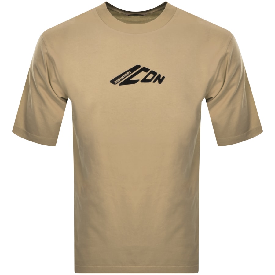 DSQUARED2 Logo T Shirt Brown