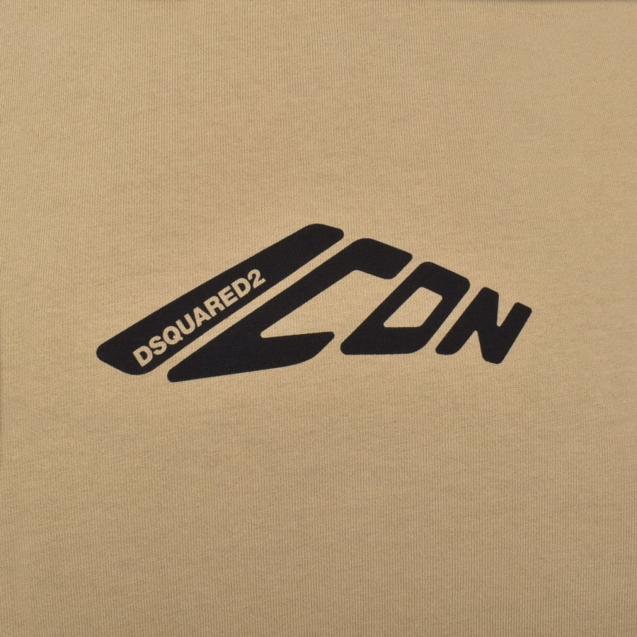 DSQUARED2 Logo T Shirt Brown
