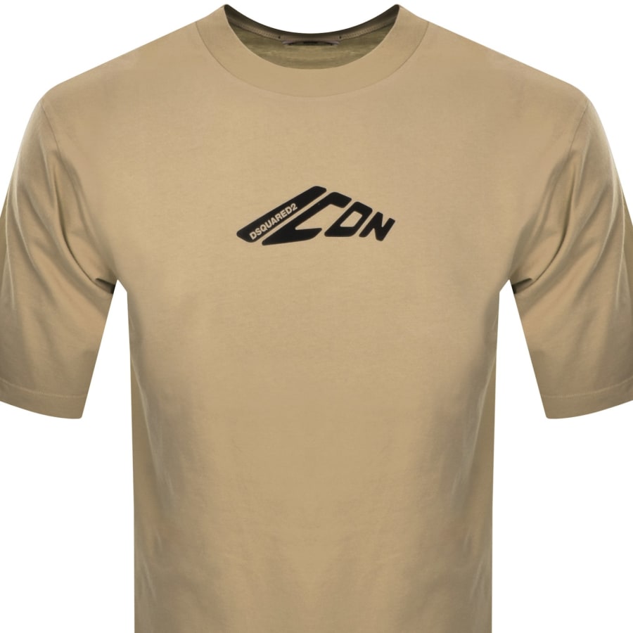 DSQUARED2 Logo T Shirt Brown