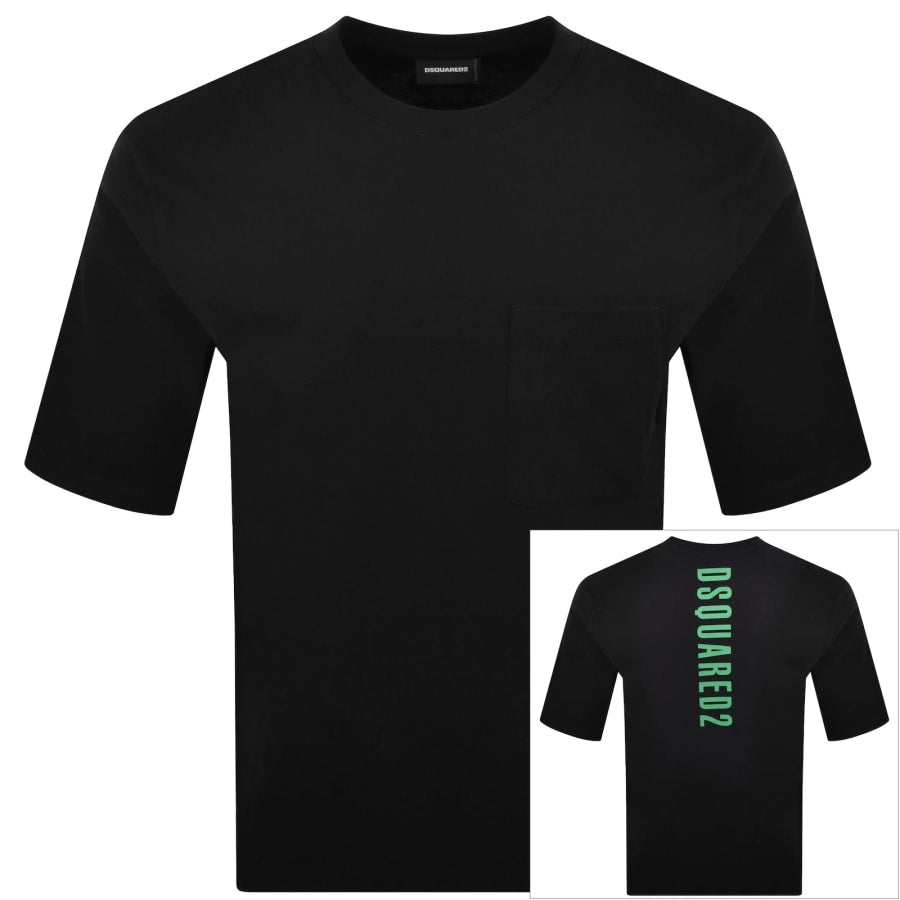 DSQUARED2 Loose Fit T Shirt Black