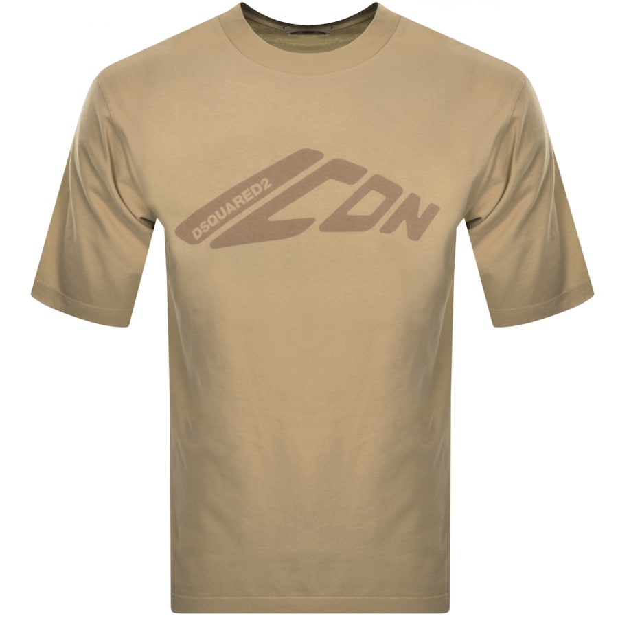DSQUARED2 Loose Fit T Shirt Brown