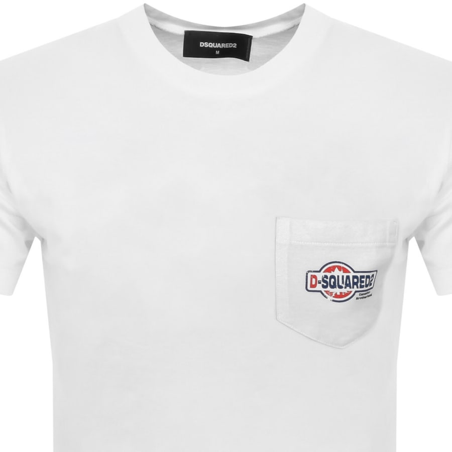 DSQUARED2 Pocket T Shirt White