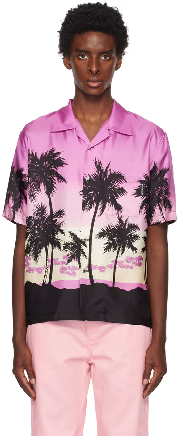 Purple & Black Sunset Shirt