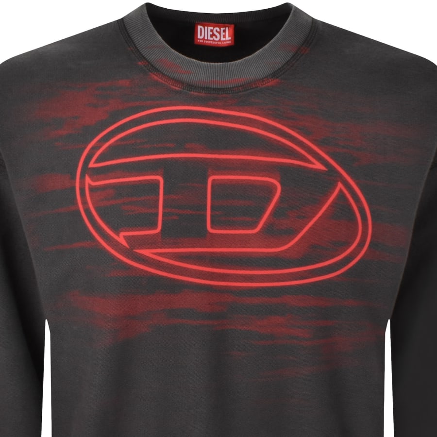 Diesel S Boxt T1 Sweatshirt Grey