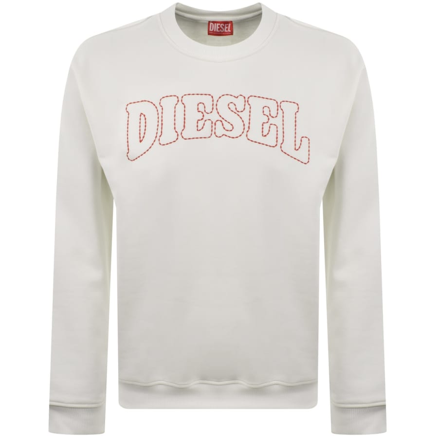 Diesel S Norm V10 Sweatshirt White