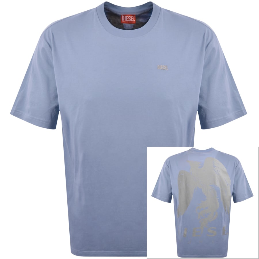 Diesel T Boggy V3 T Shirt Blue