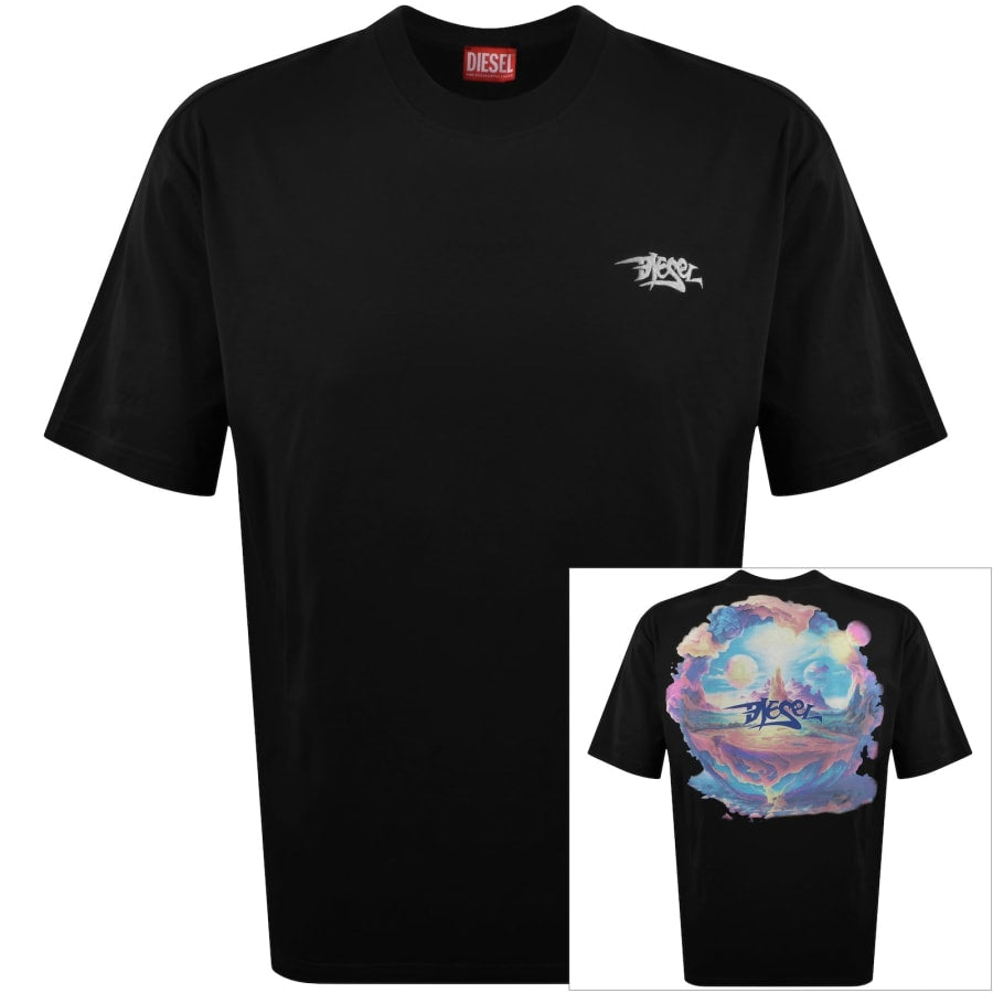 Diesel T Boggy V5 T Shirt Black