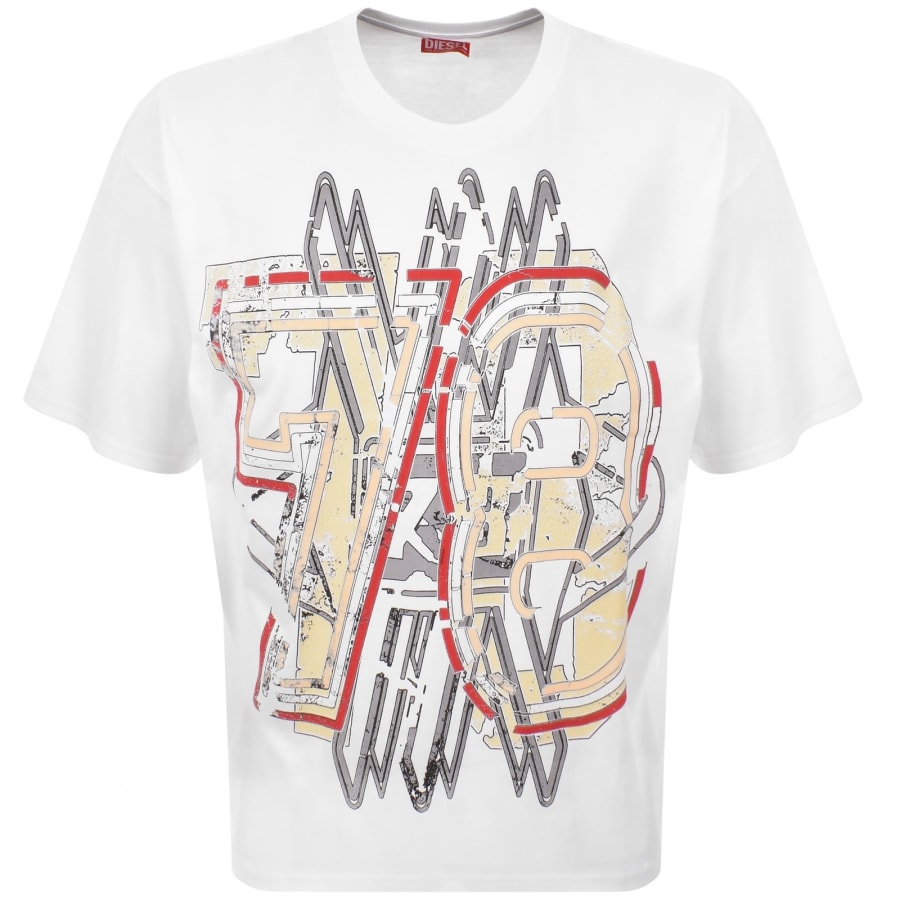 Diesel T Boxt T8 T Shirt White