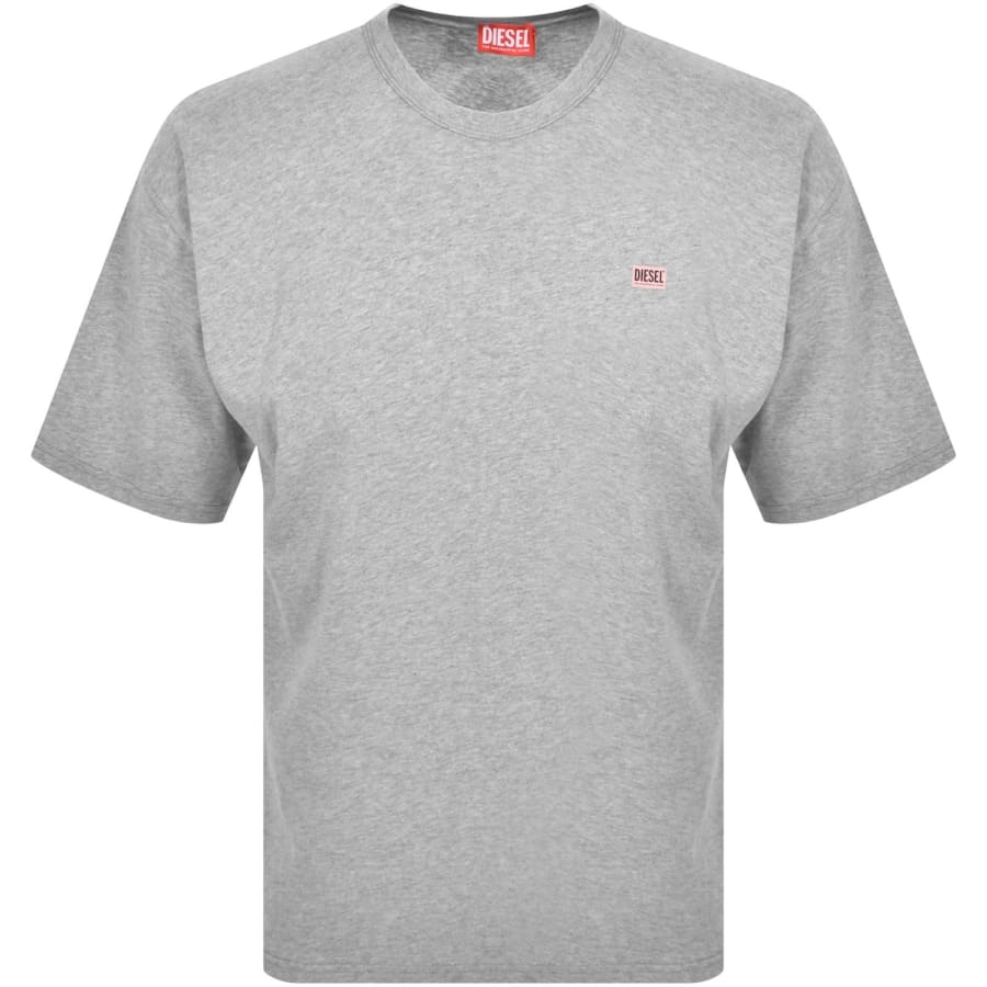 Diesel T Boxt T Shirt Grey