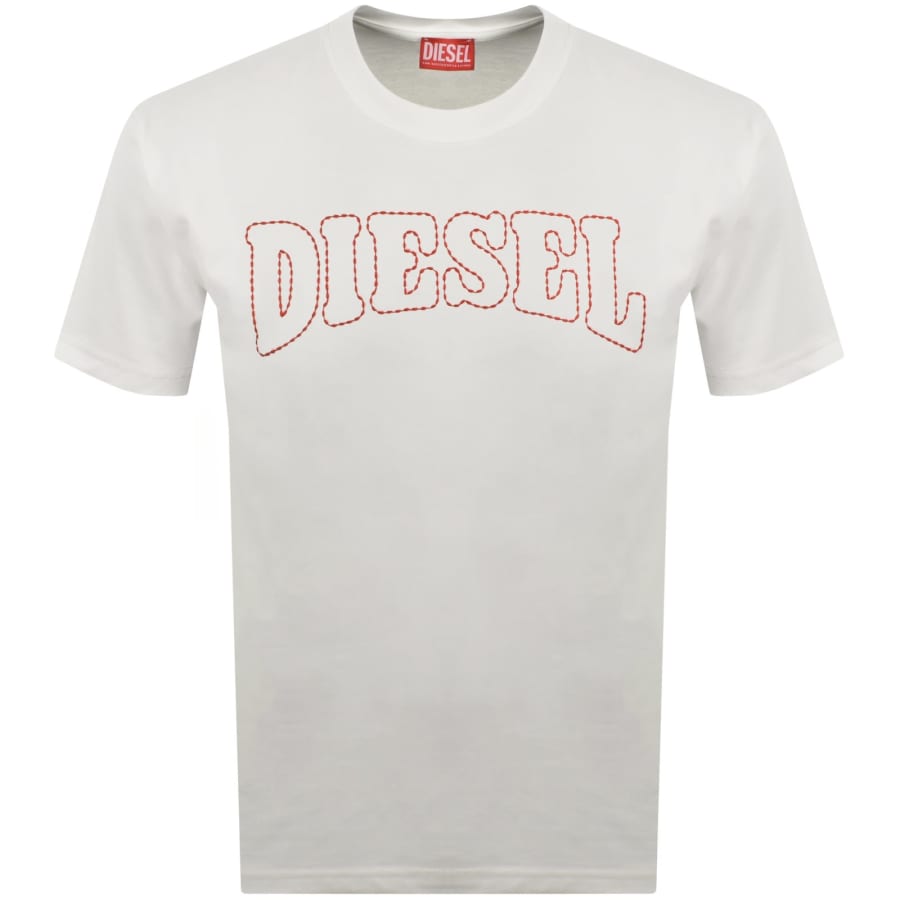 Diesel T Norm V10 T Shirt White