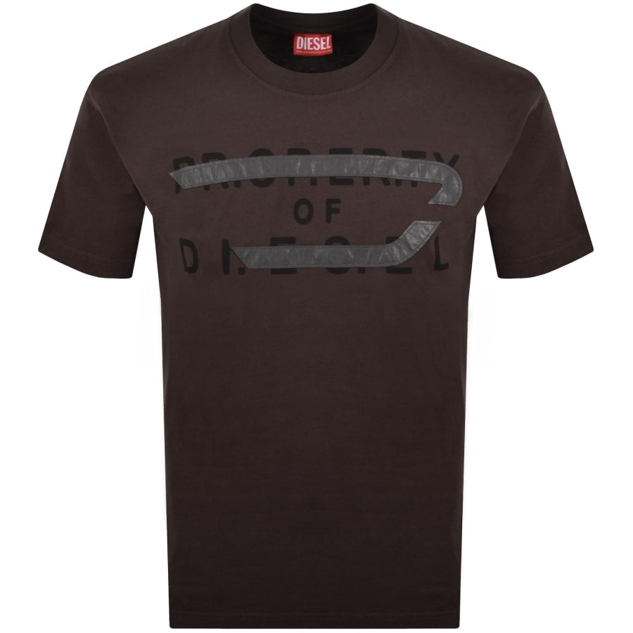 Diesel T Norm V11 T Shirt Brown