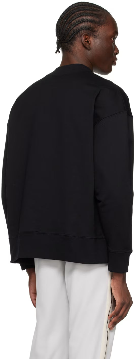 Black Plaque Sweatshirt