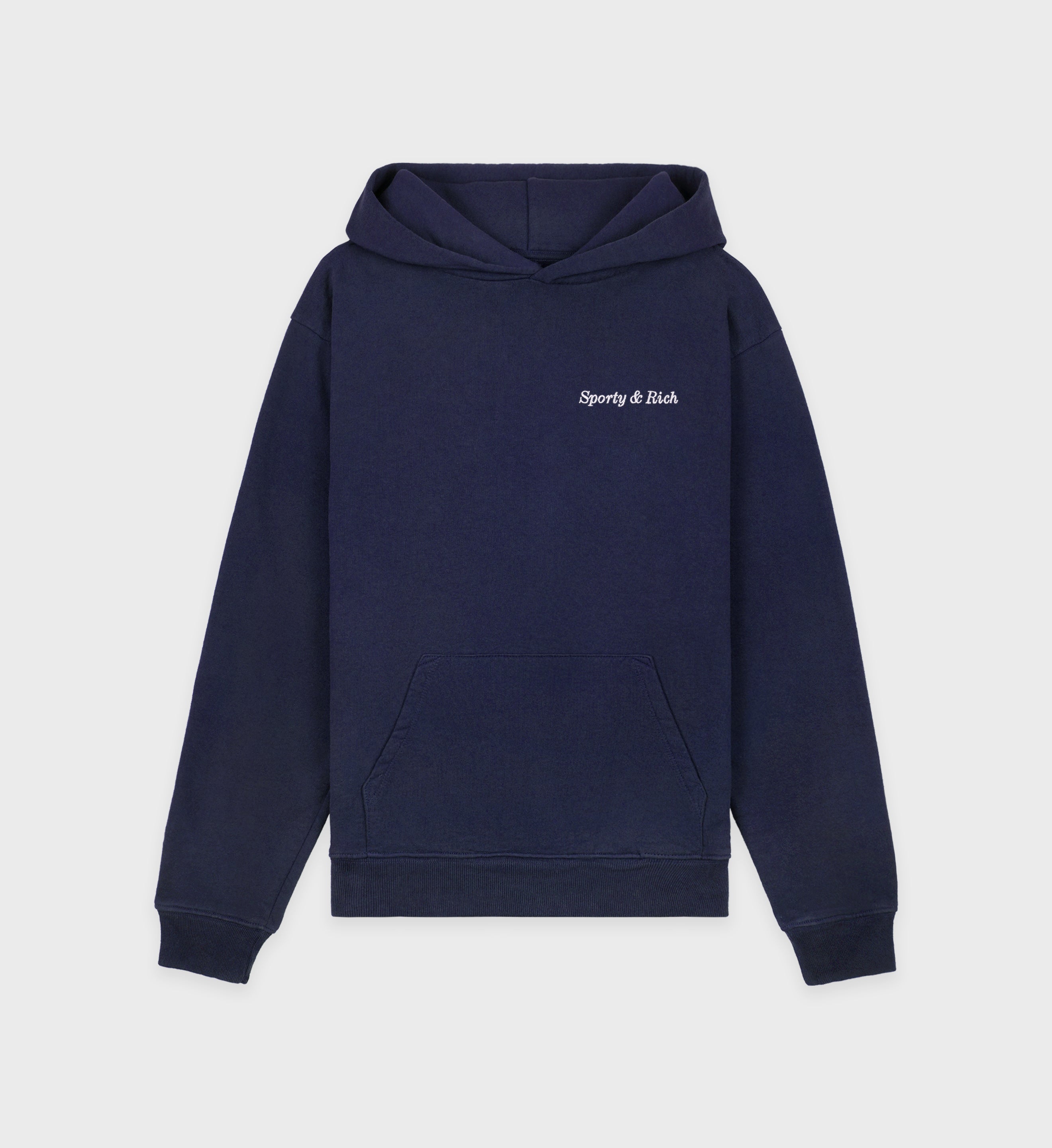 Eden Crest Hoodie - Navy/White