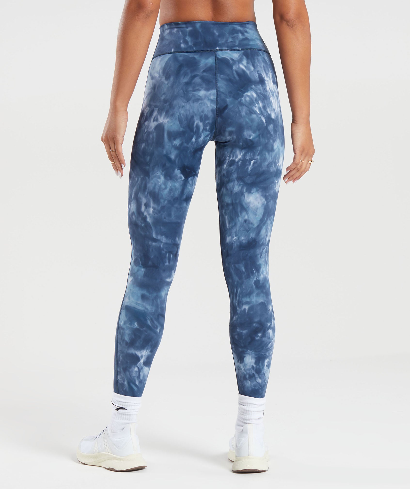 Gymshark Elevate Leggings - Lakeside Blue Spray Dye