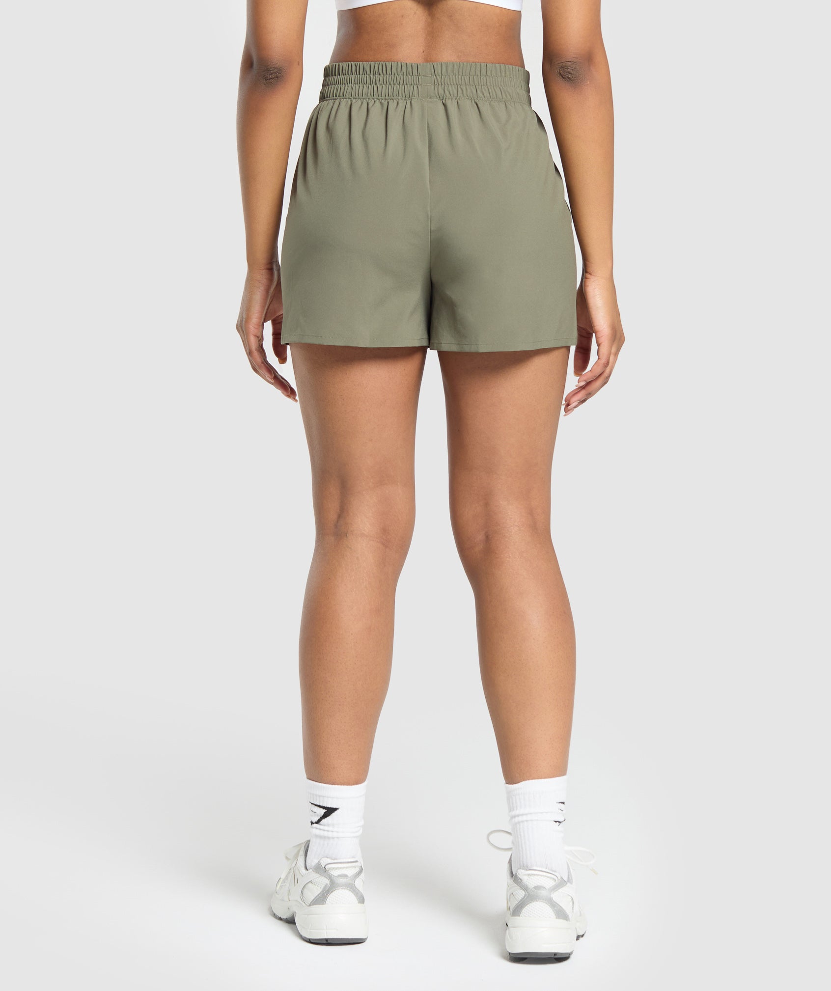 Gymshark Pintuck Shorts - Base Green