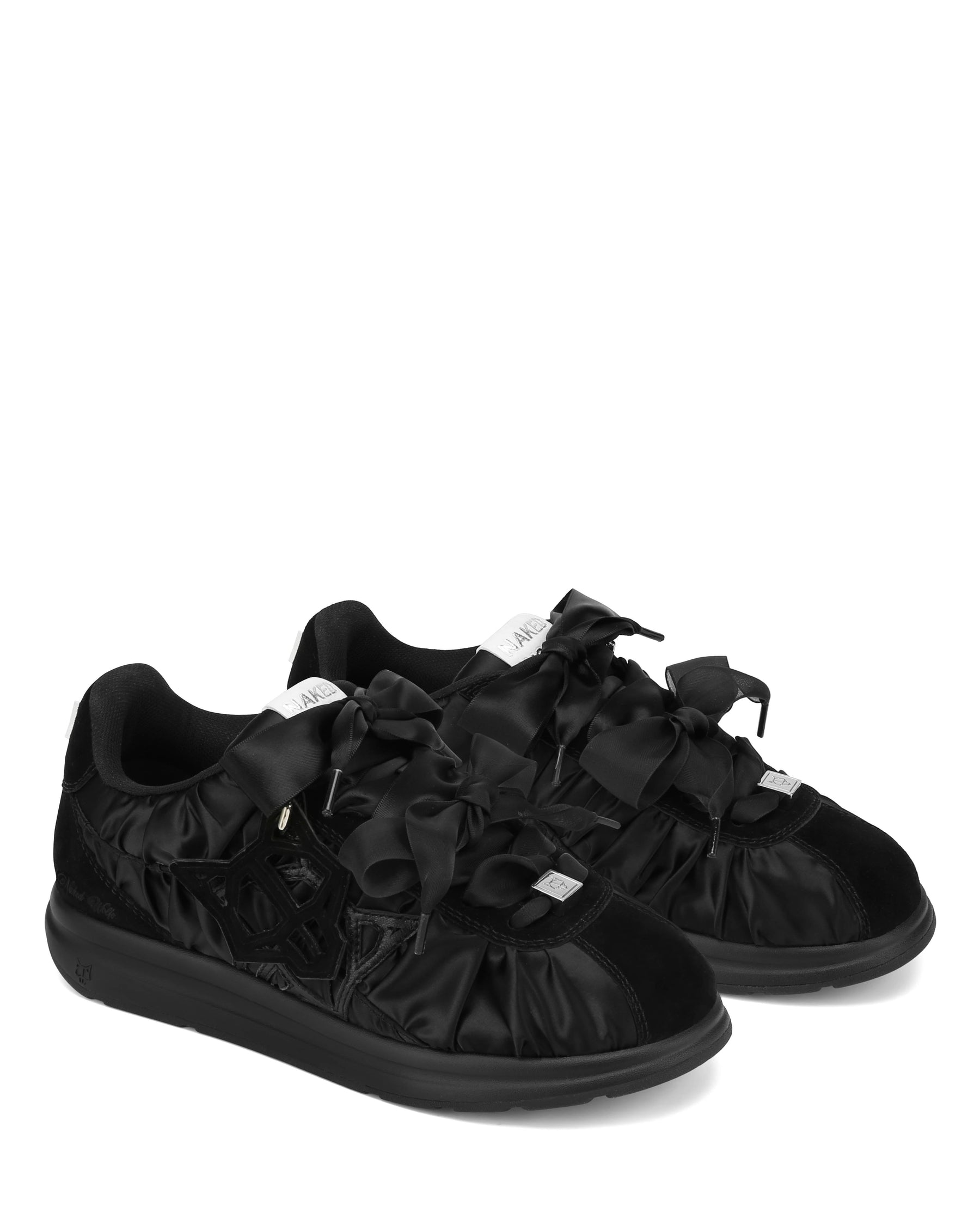 Expensed Black Satin