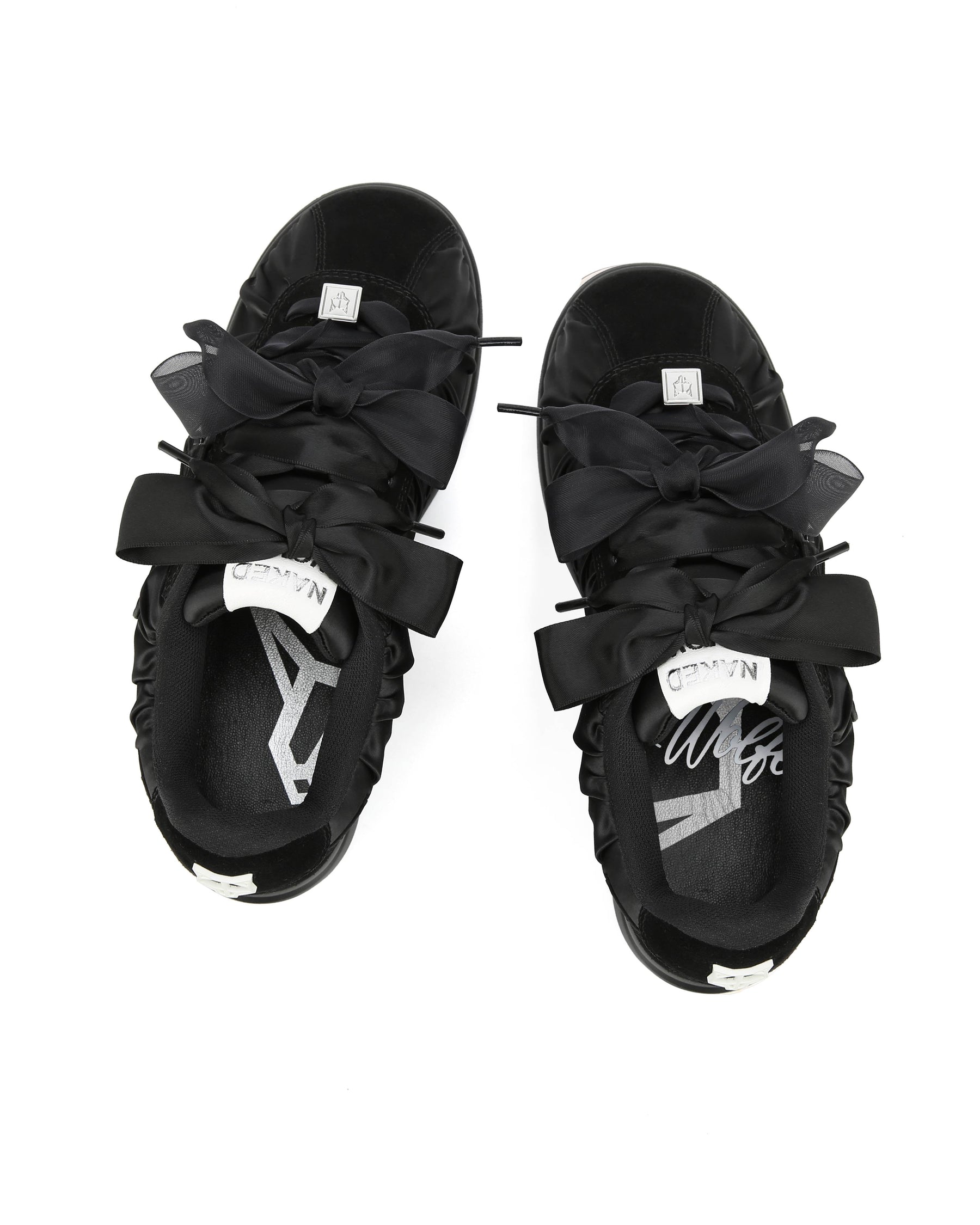 Expensed Black Satin