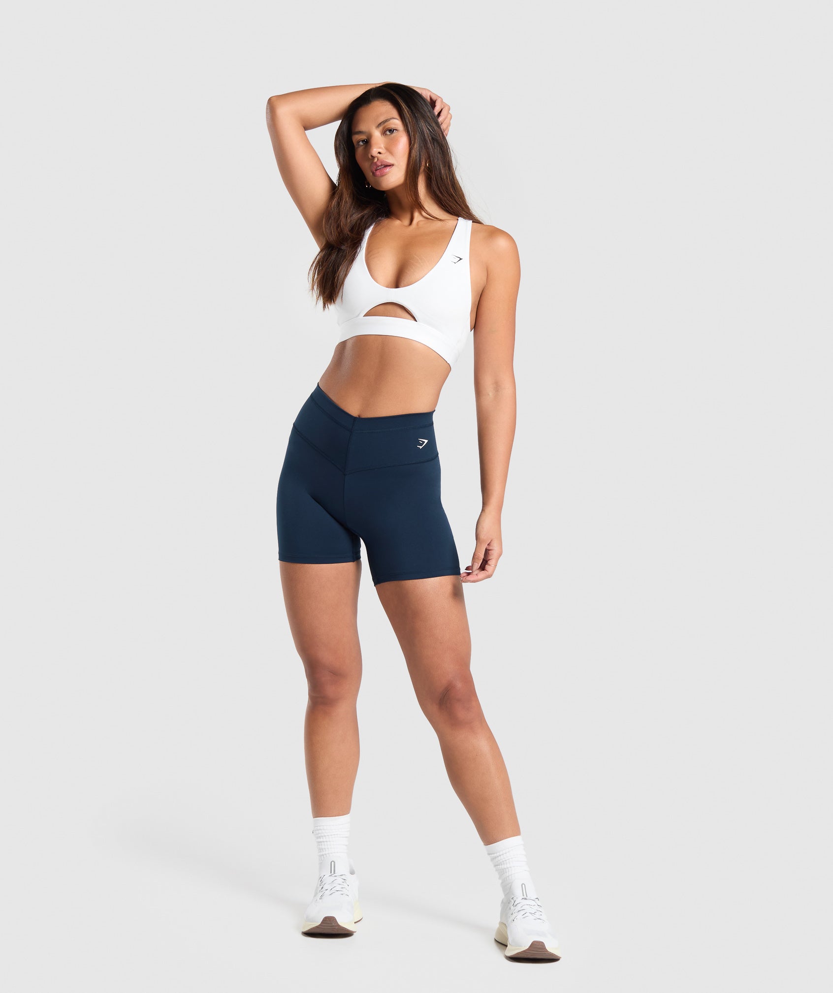 Gymshark Everyday Front V Waistband Shorts - Navy
