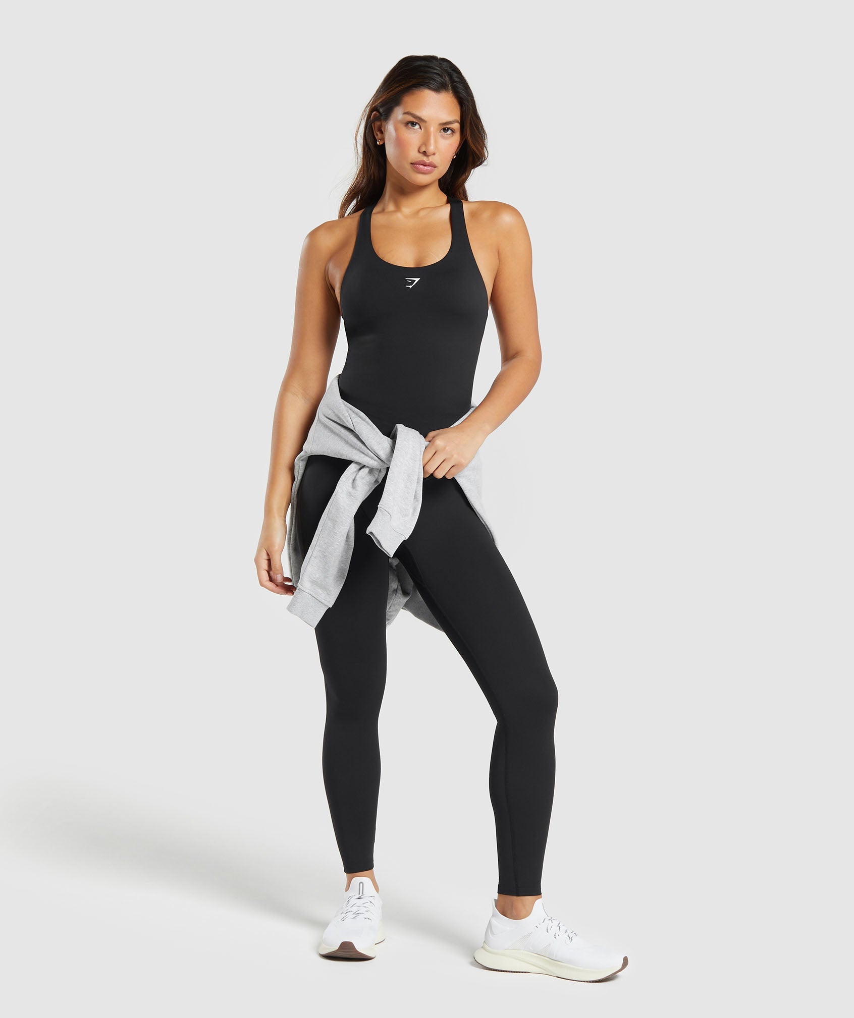Gymshark Everyday Racer Back Tank With Shelf - Black