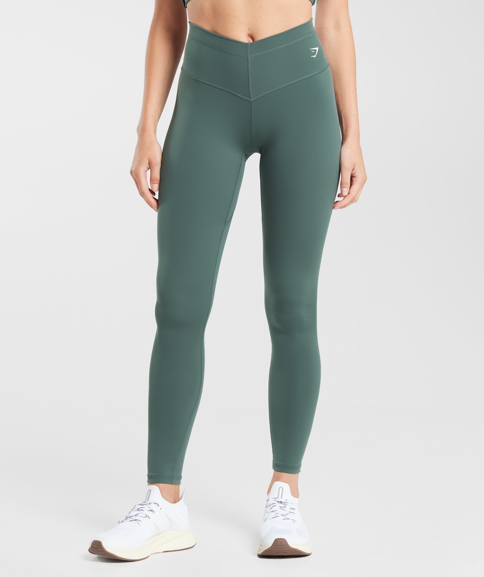 Gymshark Training V Waistband Leggings - Slate Teal