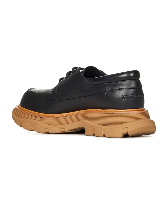 Black Laced Derby Shoes AW24