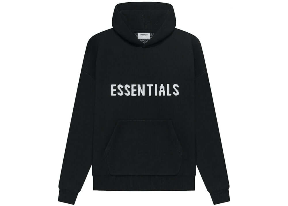 Essentials Essentials Knit Hoodie Black - Size: XS Hoodies | Shop From The Mirage