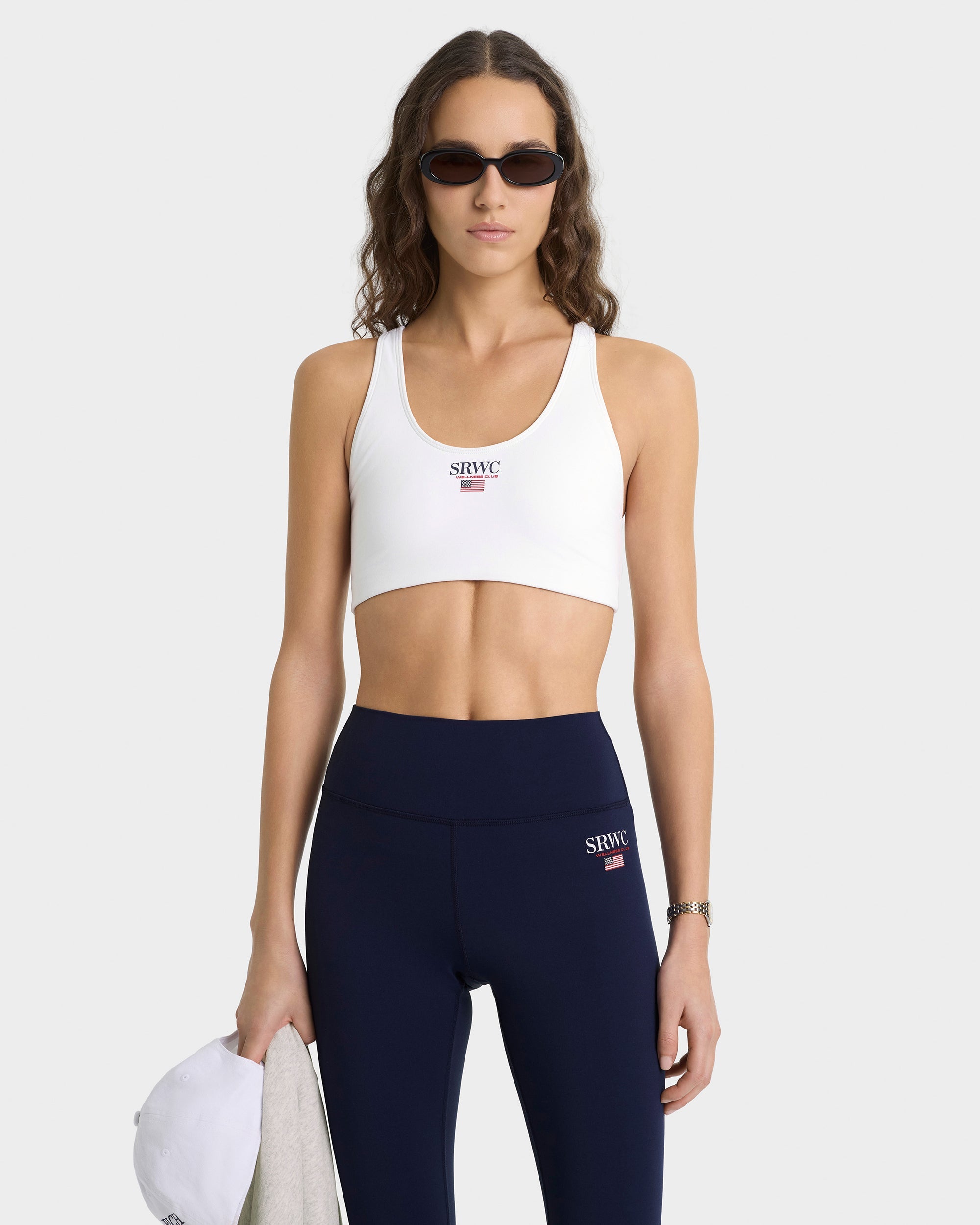 Nautical Sports Bra - White