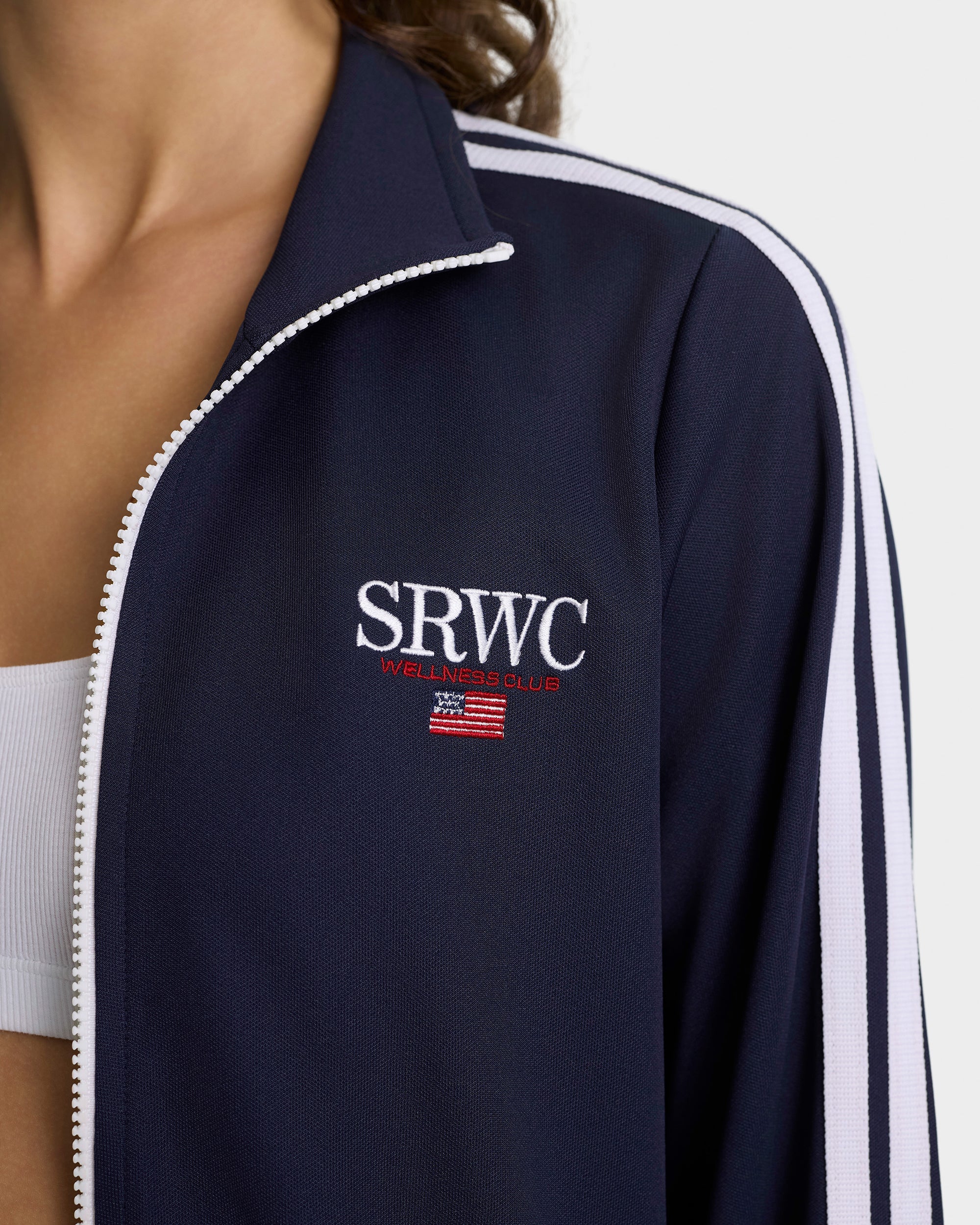 Nautical Elio Track Jacket - Navy