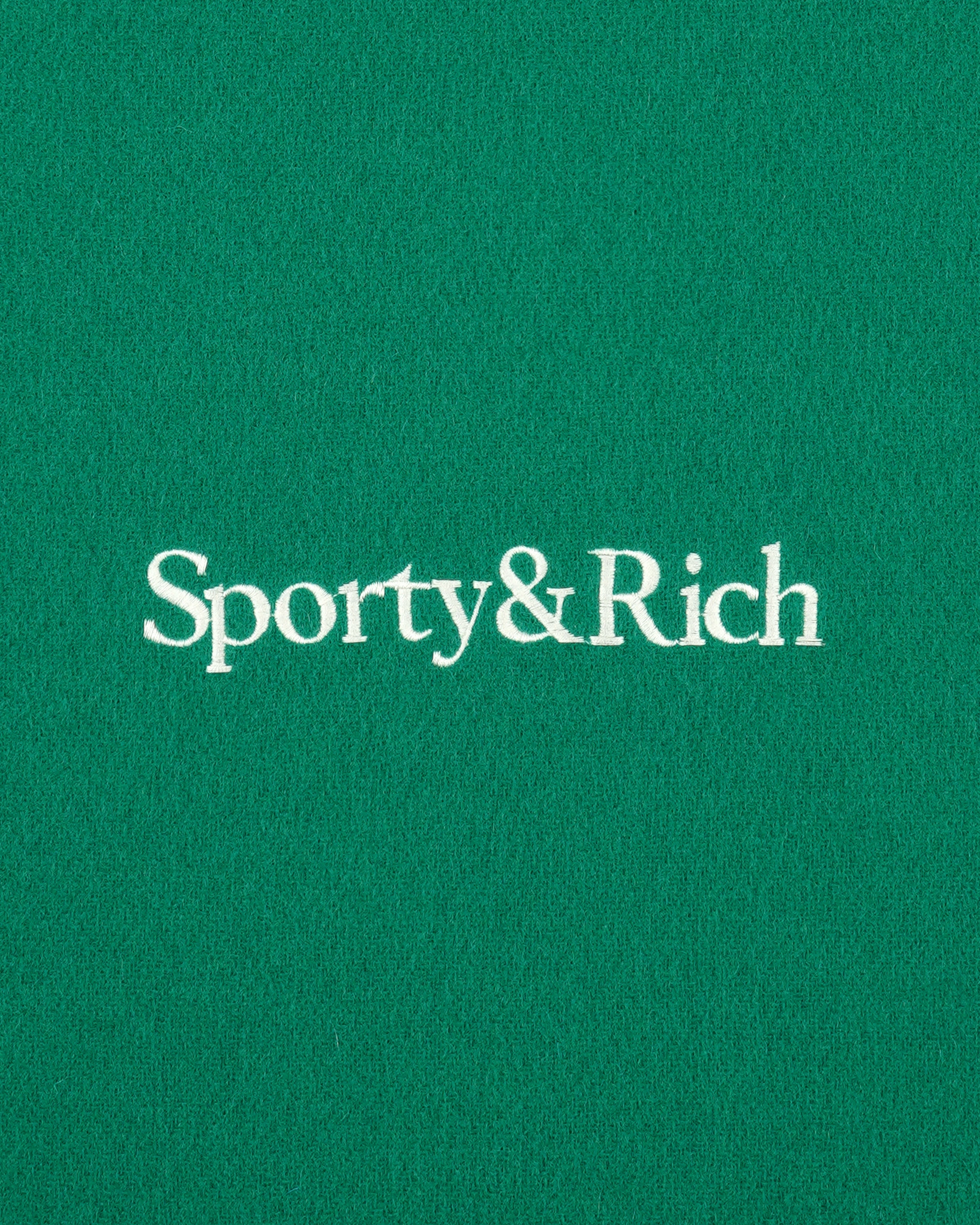 Serif Logo Scarf - Spring Green/Light Navy