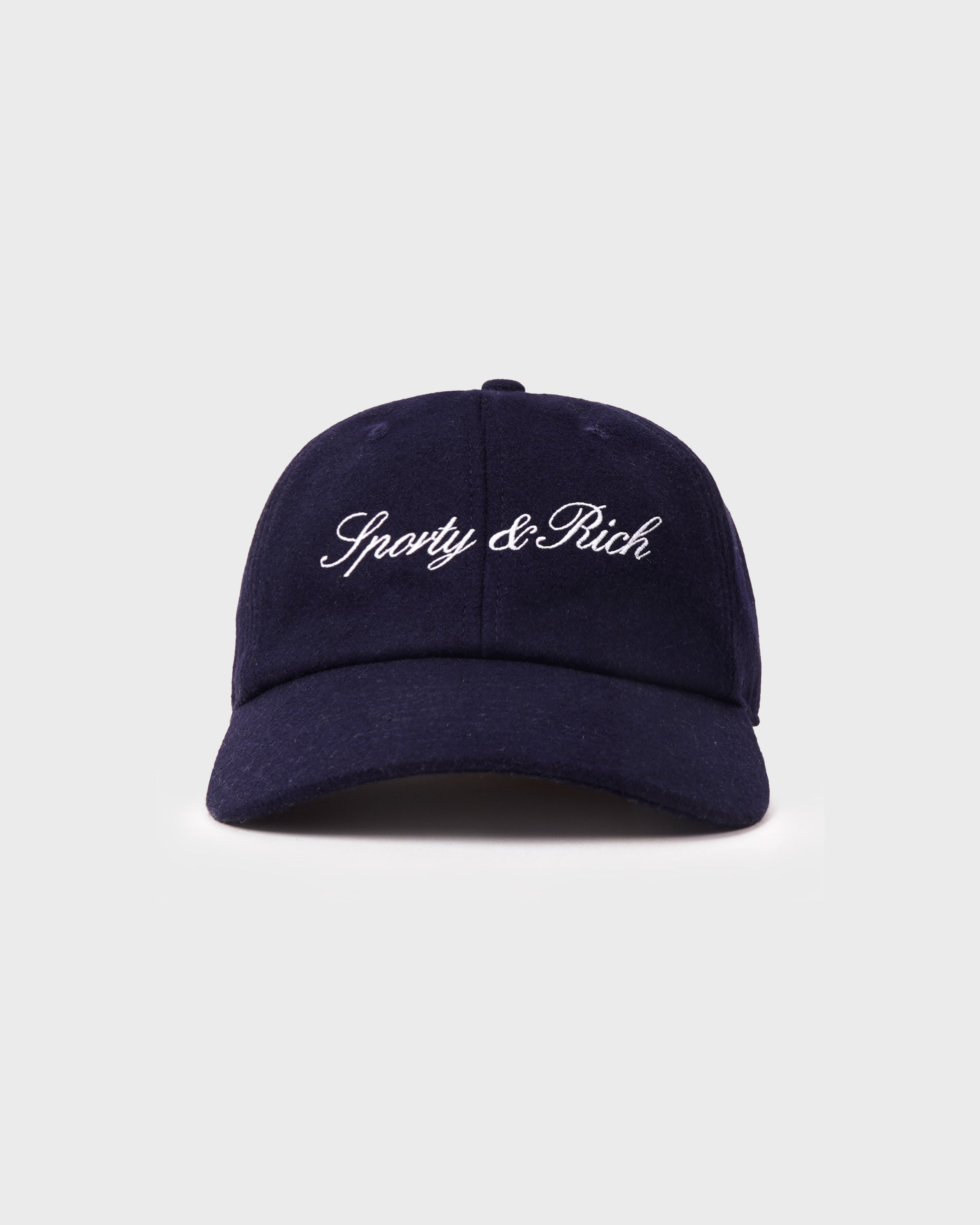 Signature Logo Wool Hat - Dark Navy