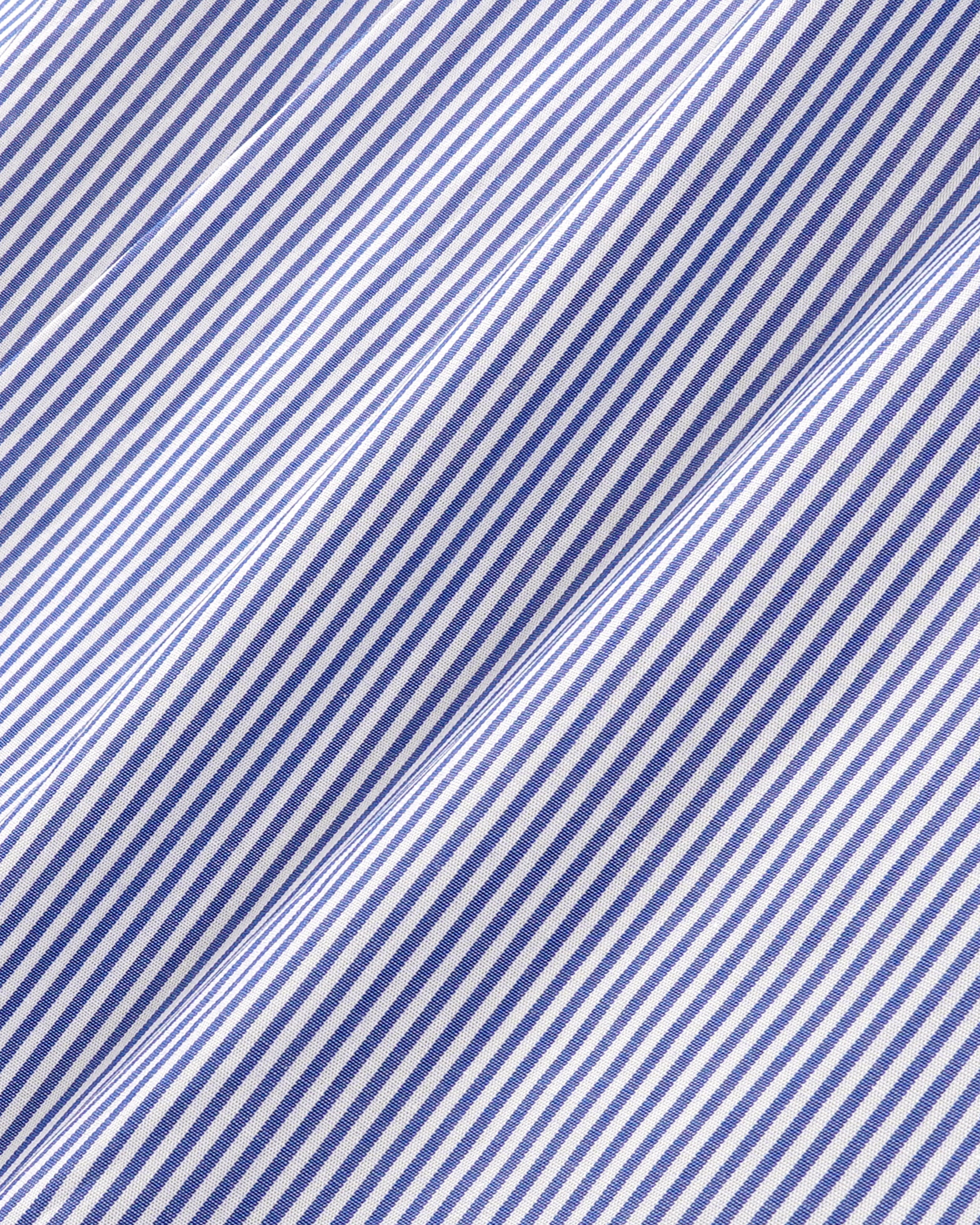 Serif Logo Boxer - Navy Stripe