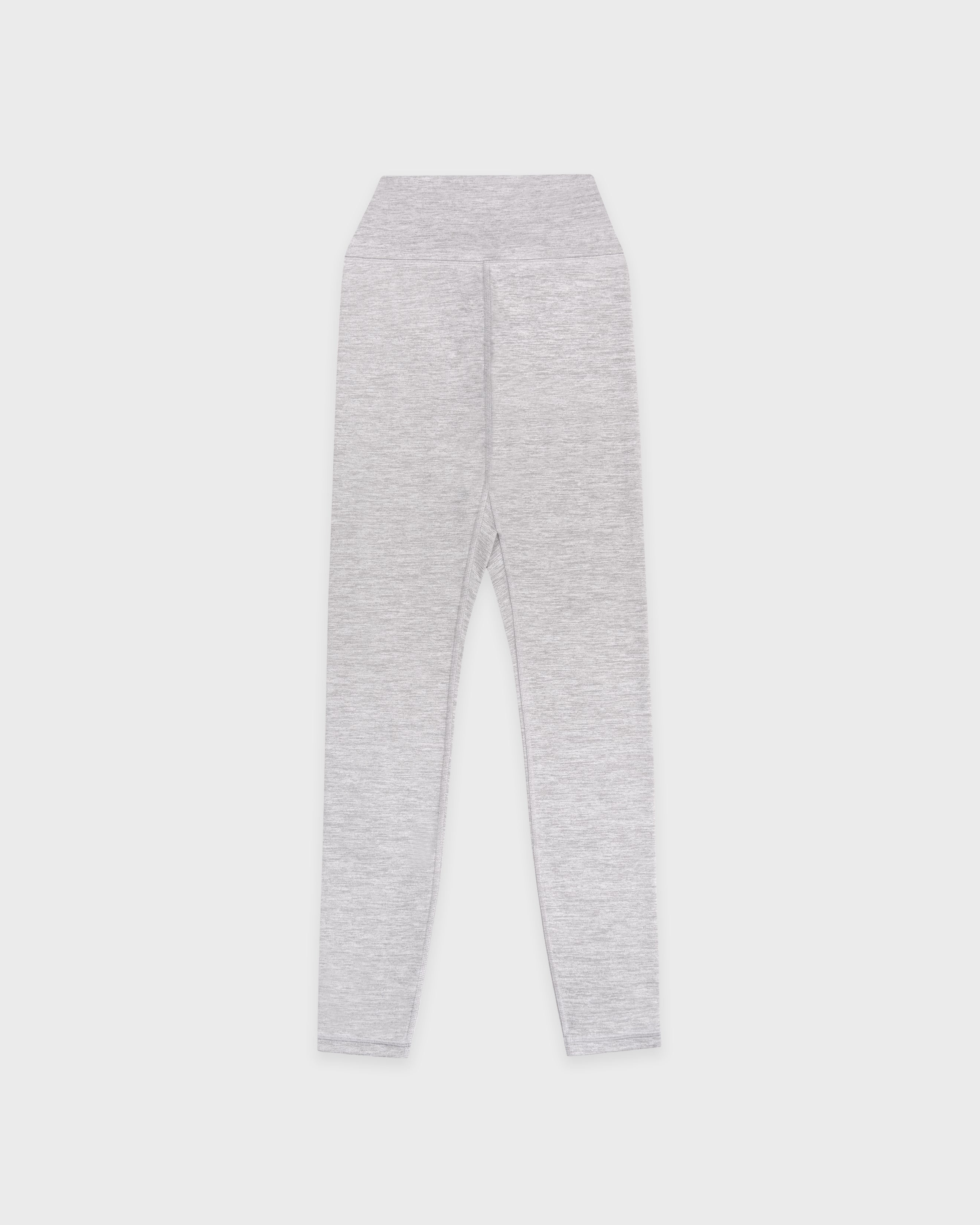 Signature Logo Legging - Heather Gray/Navy