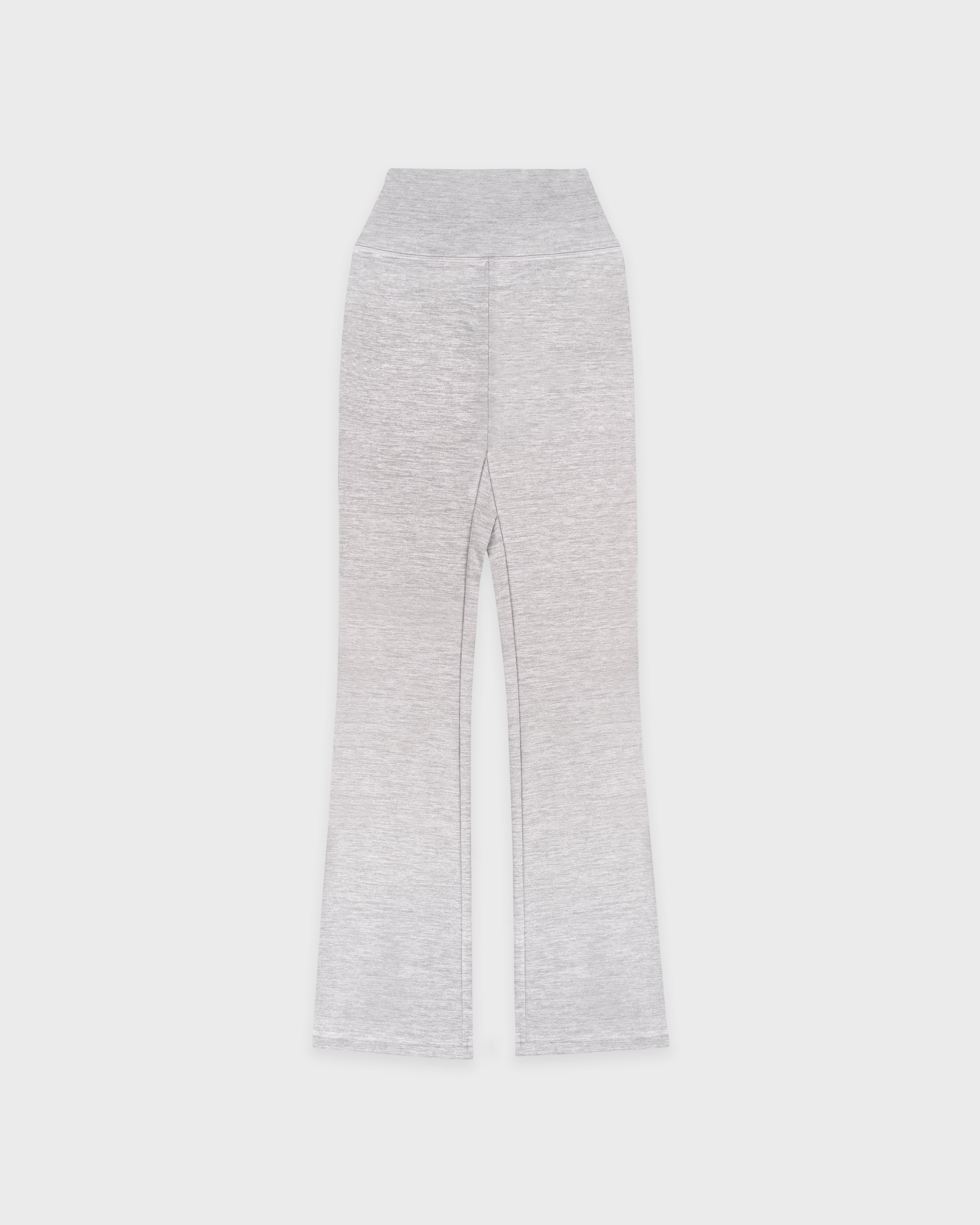 Signature Logo Flared Legging - Heather Gray/Navy