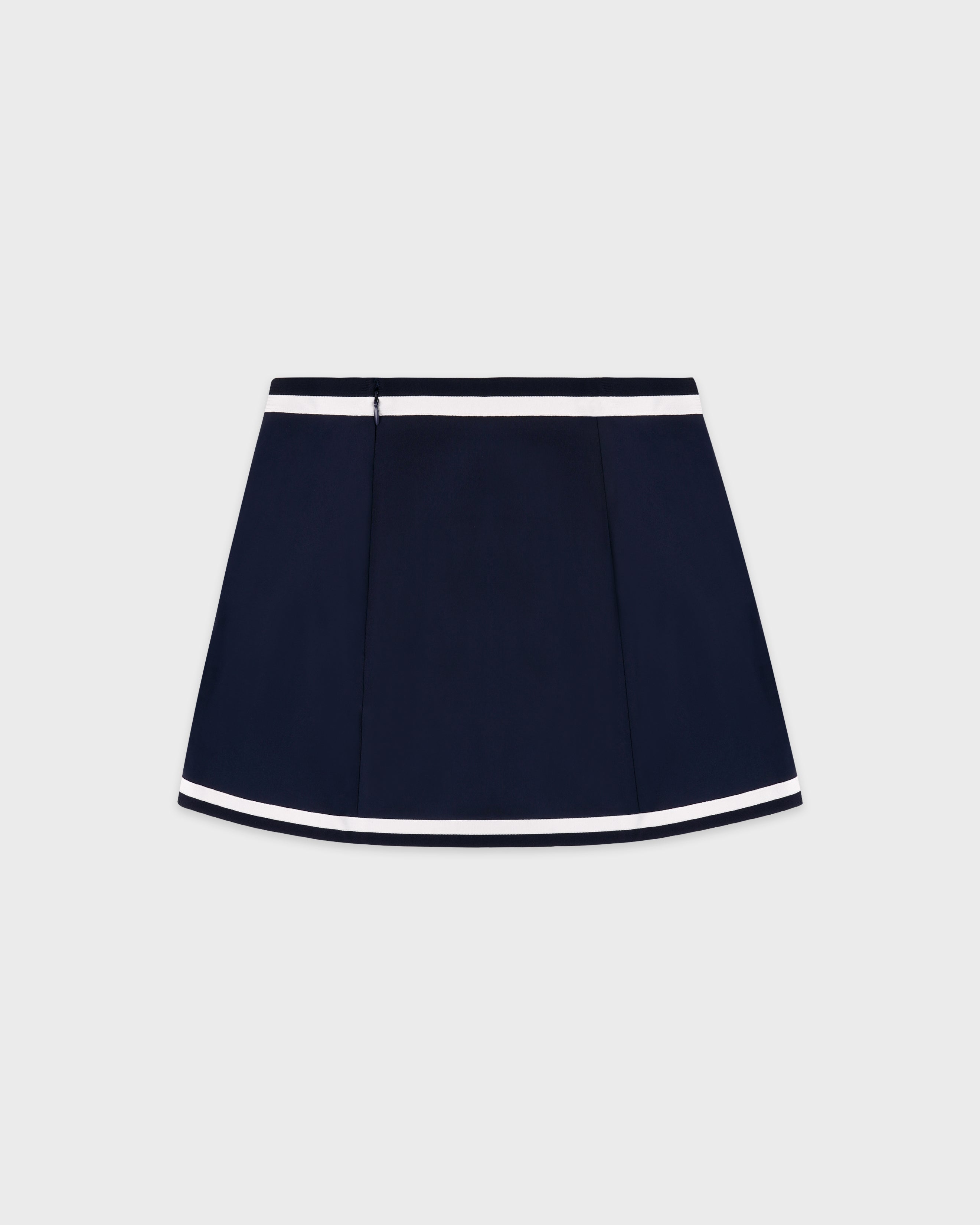 Serif Logo Mila Skirt - Navy/White