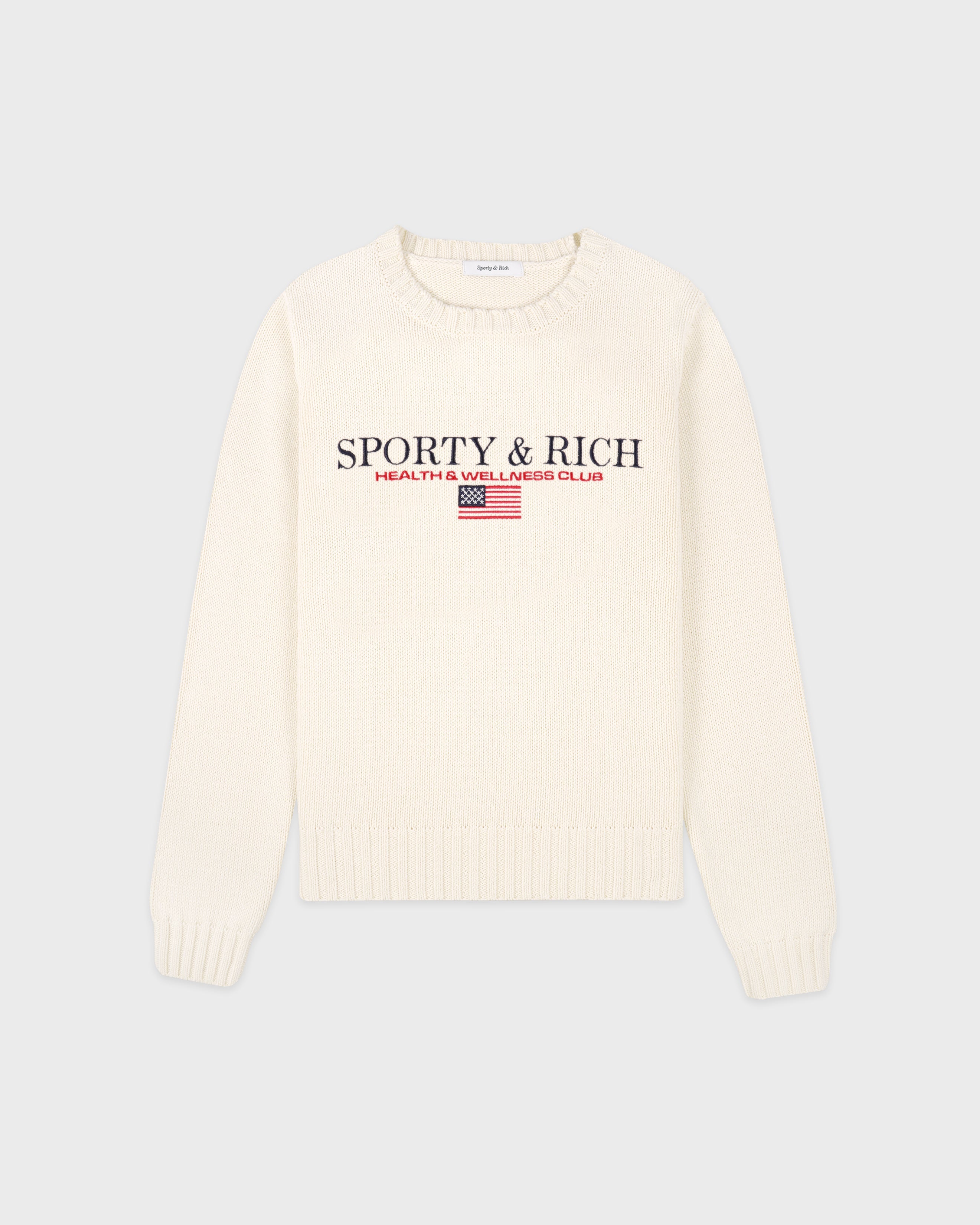 S&R Nautical Knitted Sweater - Ecru