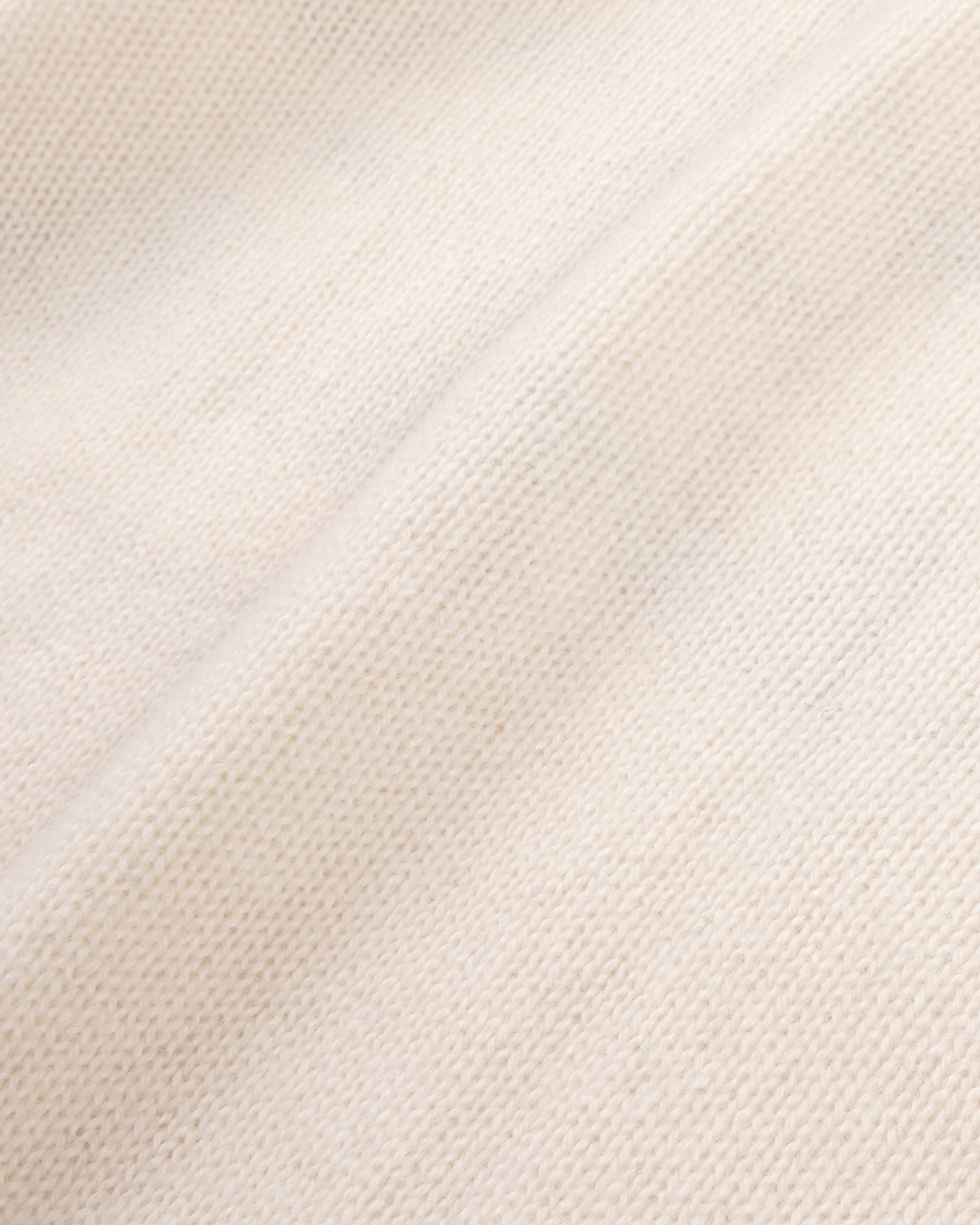 Syracuse Cashmere Baseball Sweater - Ecru/Forest
