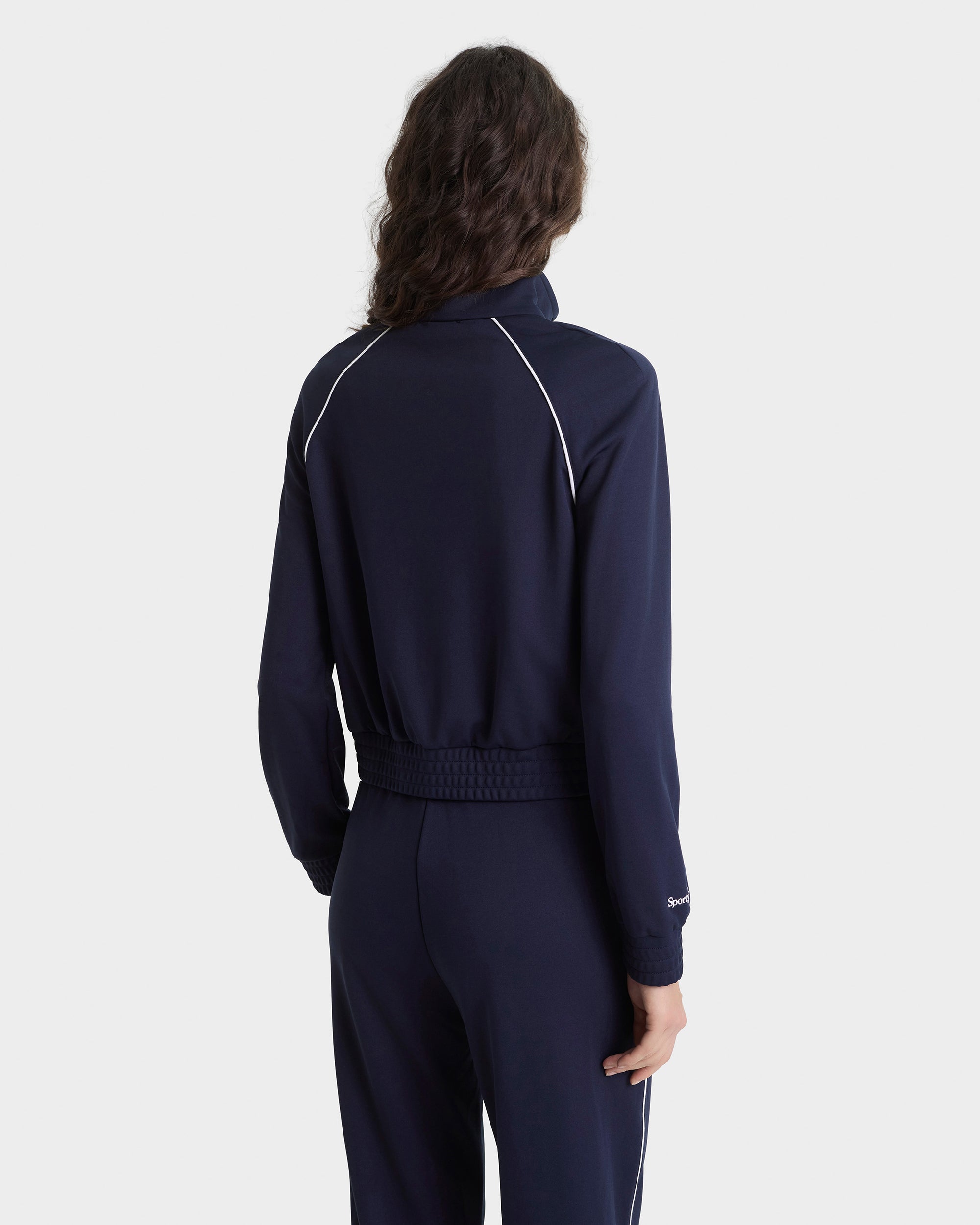 Heritage Yankees Serif Retro Track Jacket - Navy/White