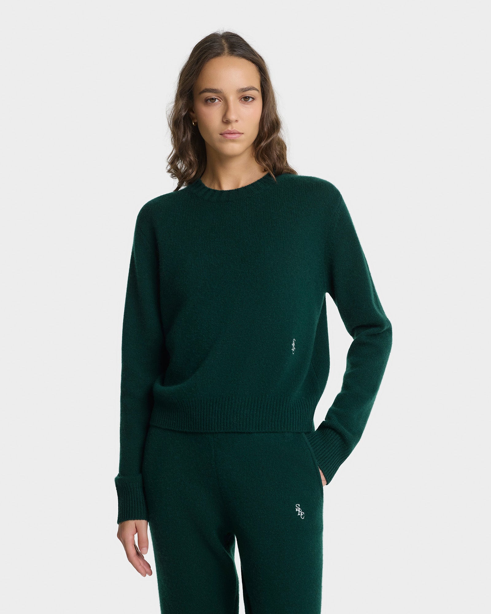 SRC Cashmere Sweater - Forest
