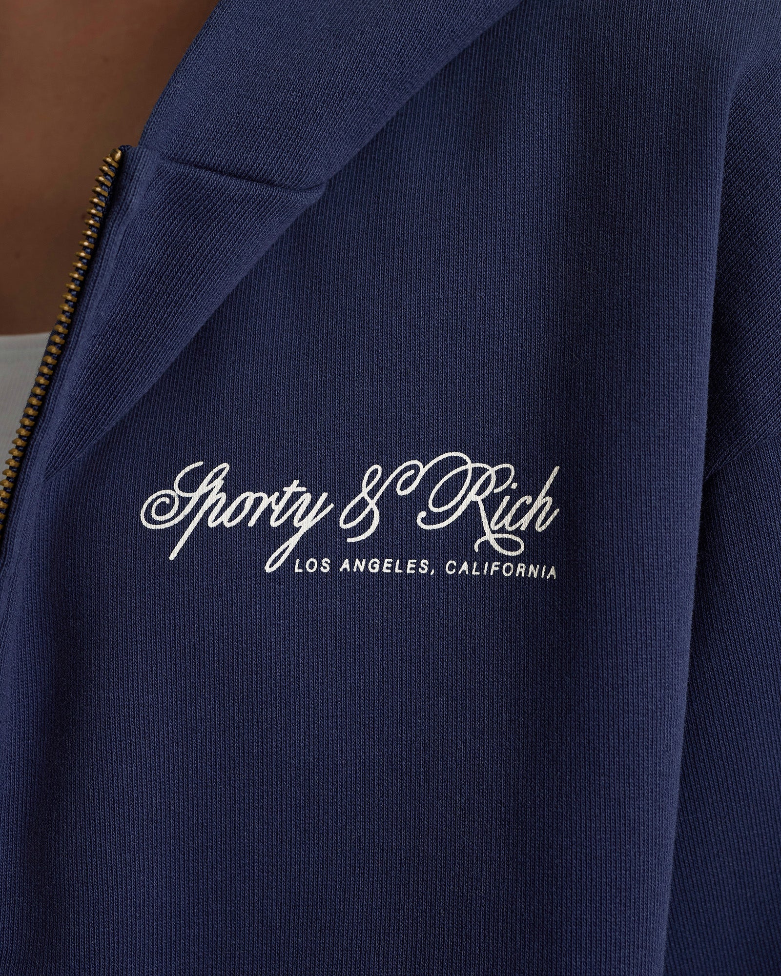 International Zip Hoodie - Navy