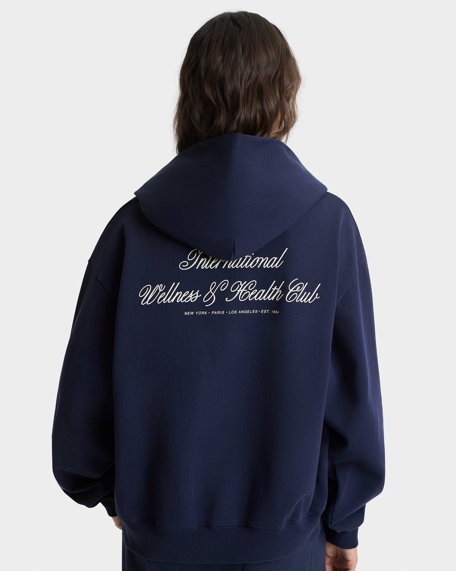International Zip Hoodie - Navy