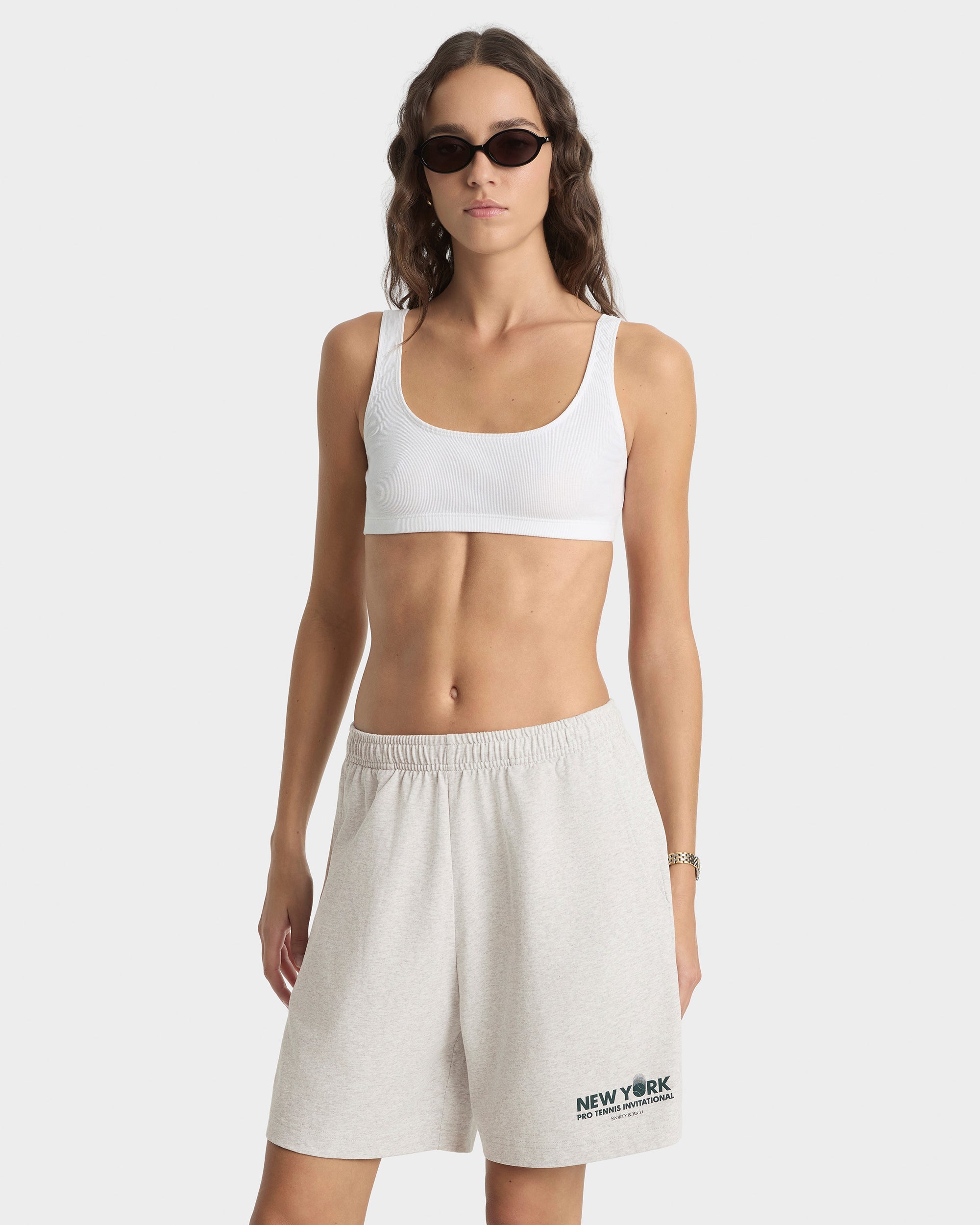 Pro Gym Short - Heather Gray/Forest